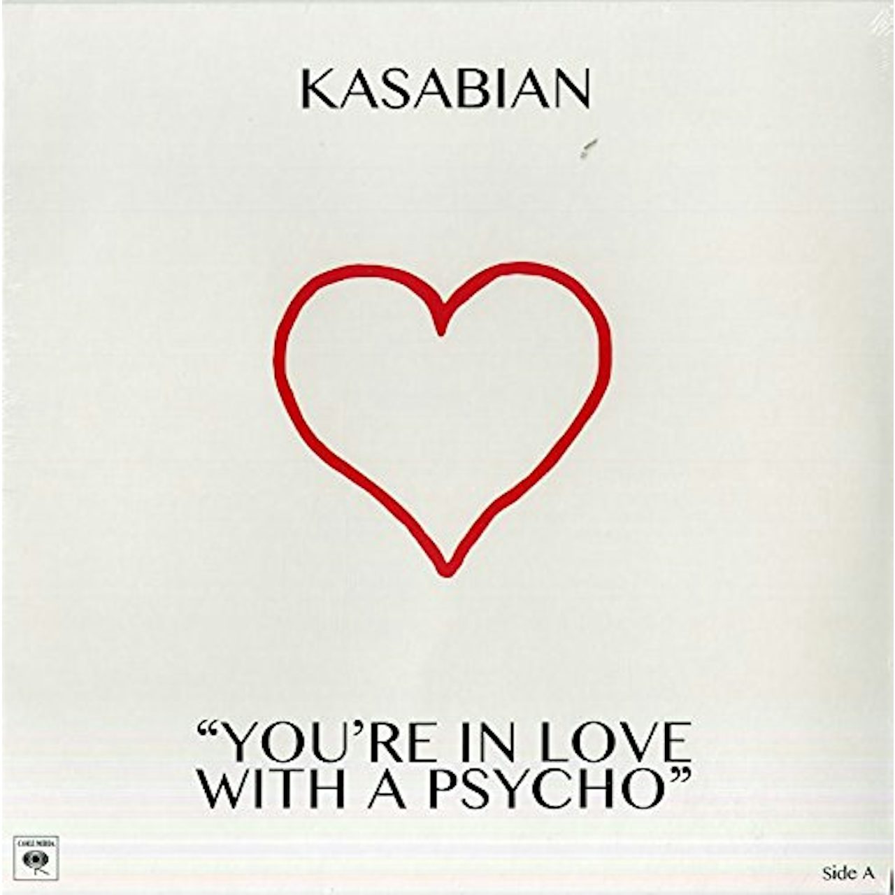 Kasabian YOU'RE IN LOVE WITH A PSYCHO Vinyl Record 10 Inch Single, Italy Release Kasabian YOU'RE IN LOVE WITH A PSYCHO Vinyl Record 10 Inch Single, Italy Release
