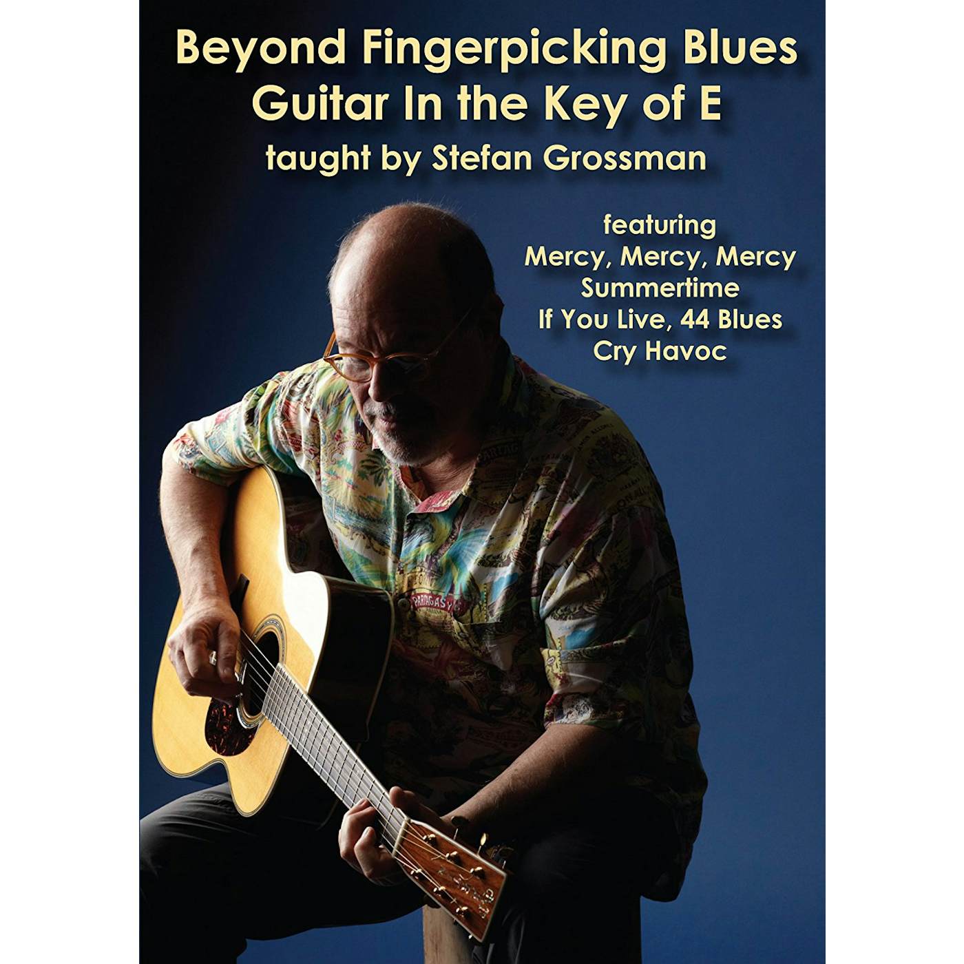 Stefan Grossman BEYOND FINGERPICKING BLUES GUITAR IN THE KEY OF E DVD