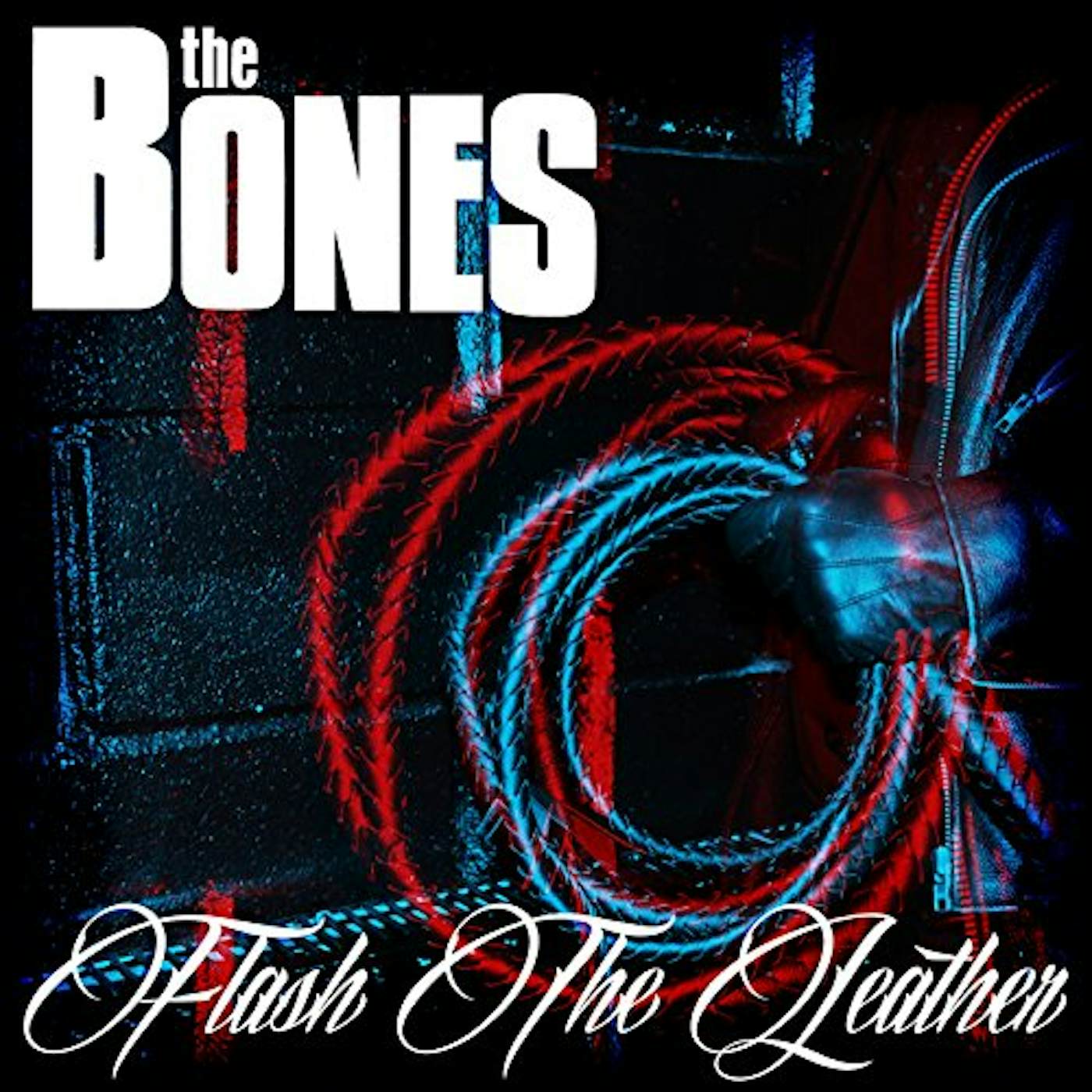 Bones FLASH THE LEATHER (BLUE VINYL) Vinyl Record