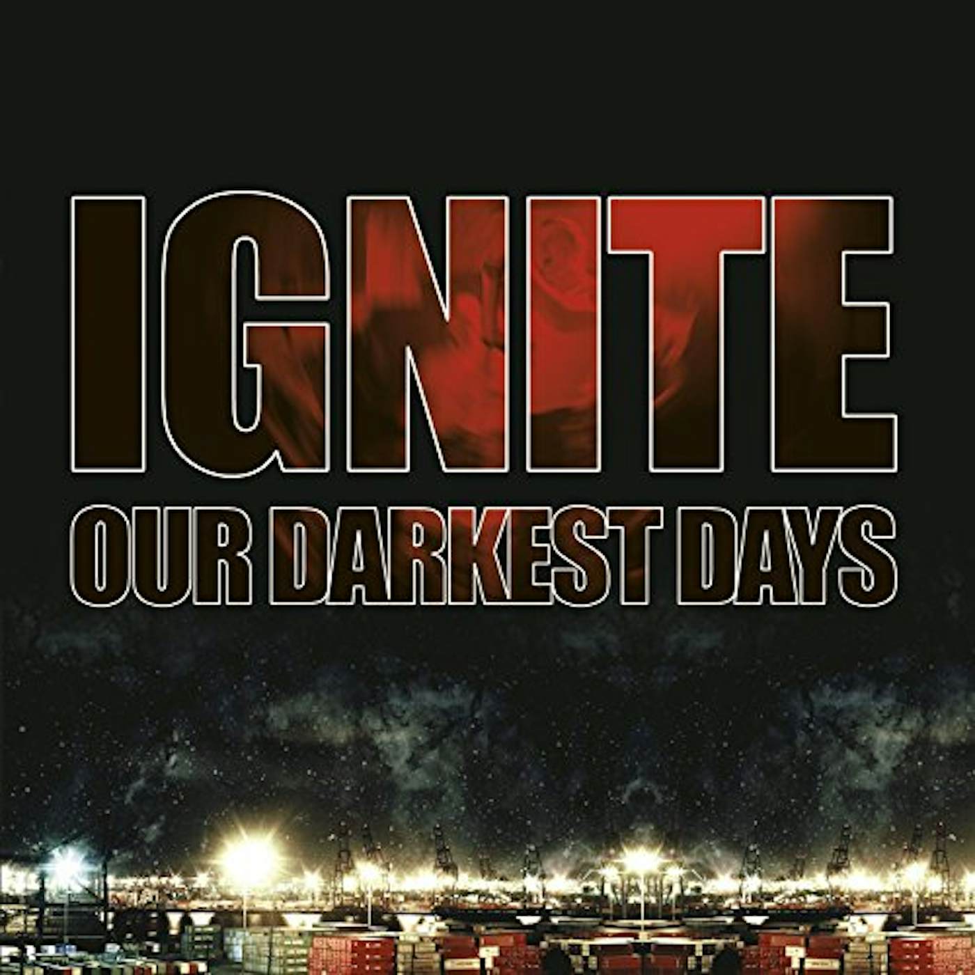 Ignite OUR DARKEST DAYS (ORANGE VINYL) Vinyl Record