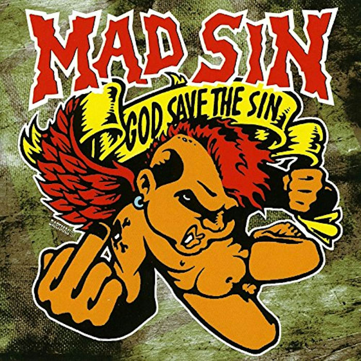 Mad Sin GOD SAVE THE SIN (NEON VINYL) Vinyl Record