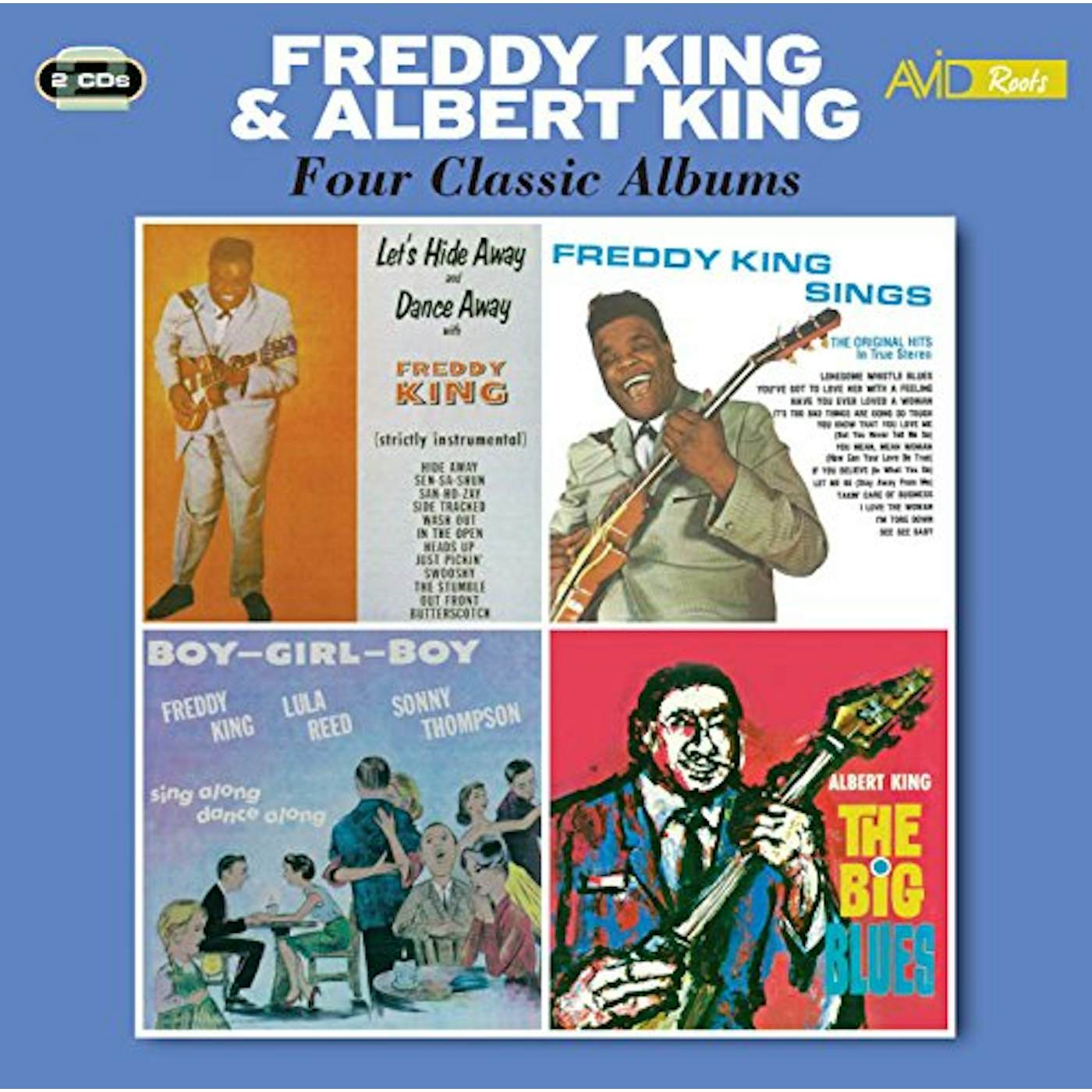 Freddie King LET'S HIDE AWAY & DANCE AWAY / SINGS / BOY GIRL CD