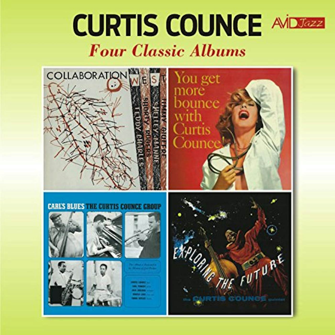 Curtis Counce COLLABORATION WEST / YOU GET MORE BOUNCE CD