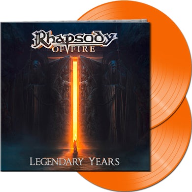 Rhapsody Of Fire LEGENDARY YEARS (ORANGE VINYL) Vinyl Record - Gatefold Sleeve, Limited Edition, Orange Vinyl
