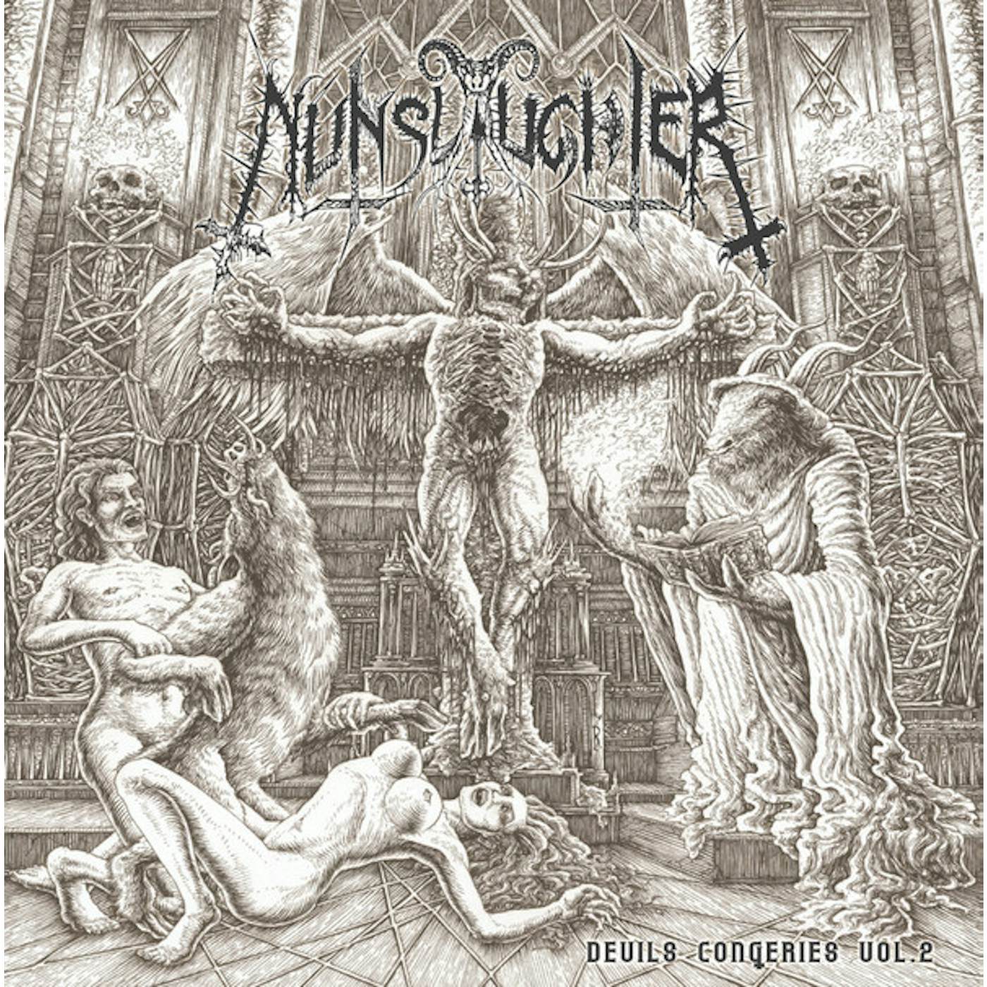 Nunslaughter DEVIL'S CONGERIES 2 Vinyl Record