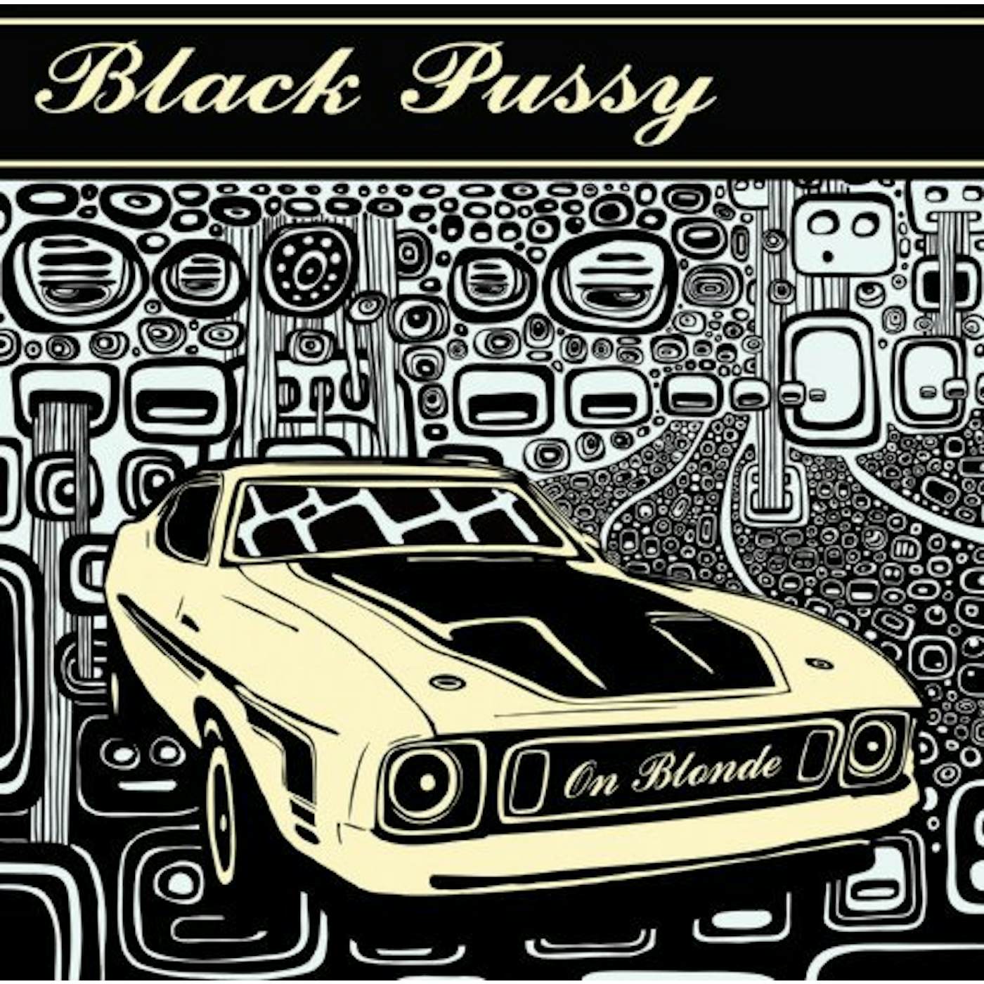 Black Pussy On Blonde Vinyl Record