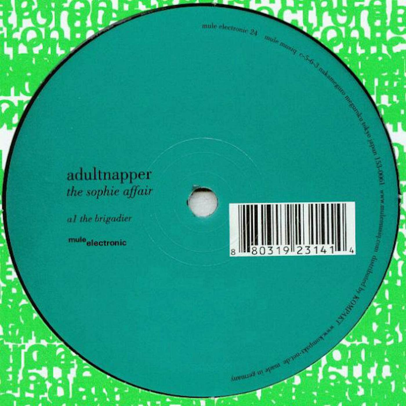 Adultnapper SOPHIE AFFAIR Vinyl Record