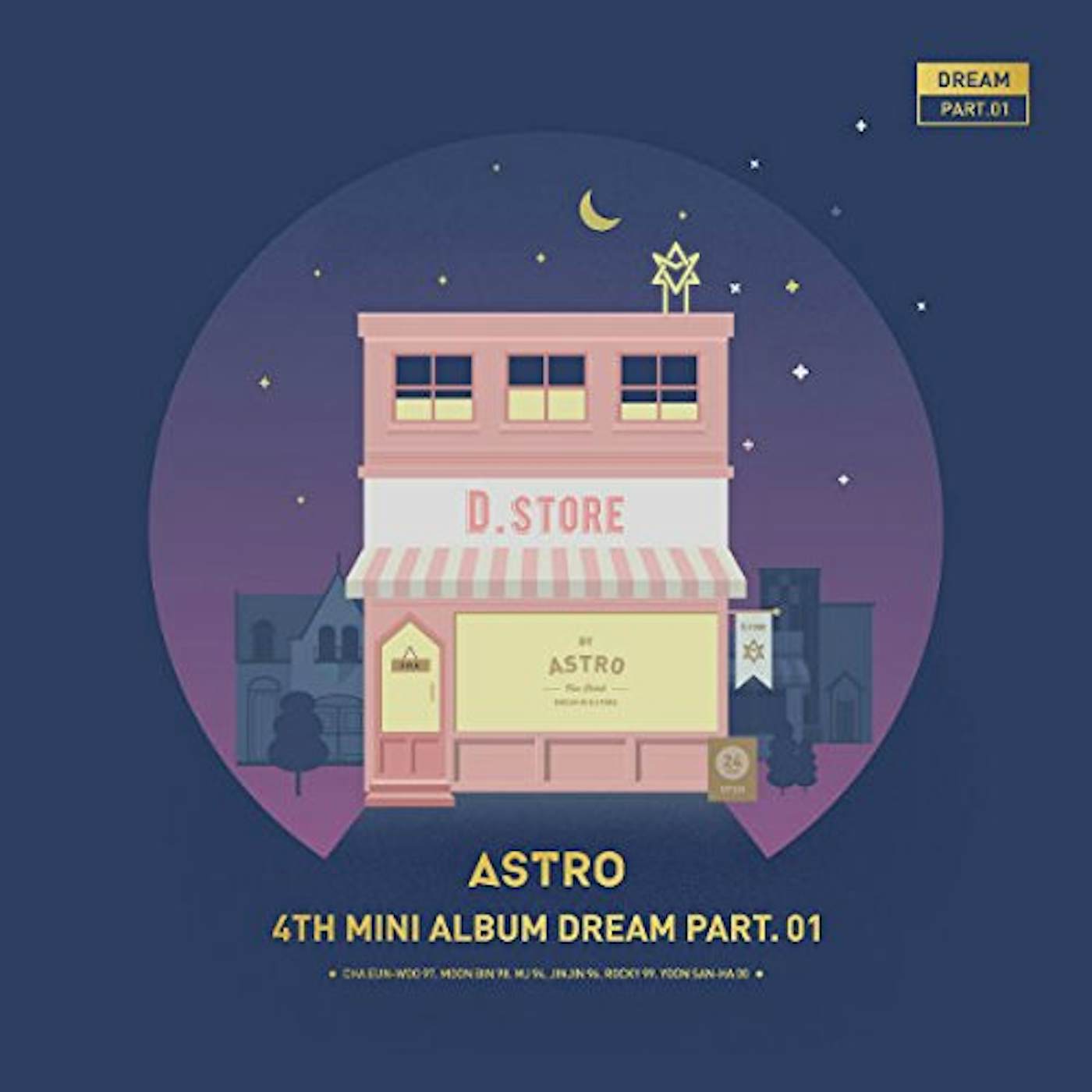 ASTRO DREAM PART.01 - NIGHT VERSION CD