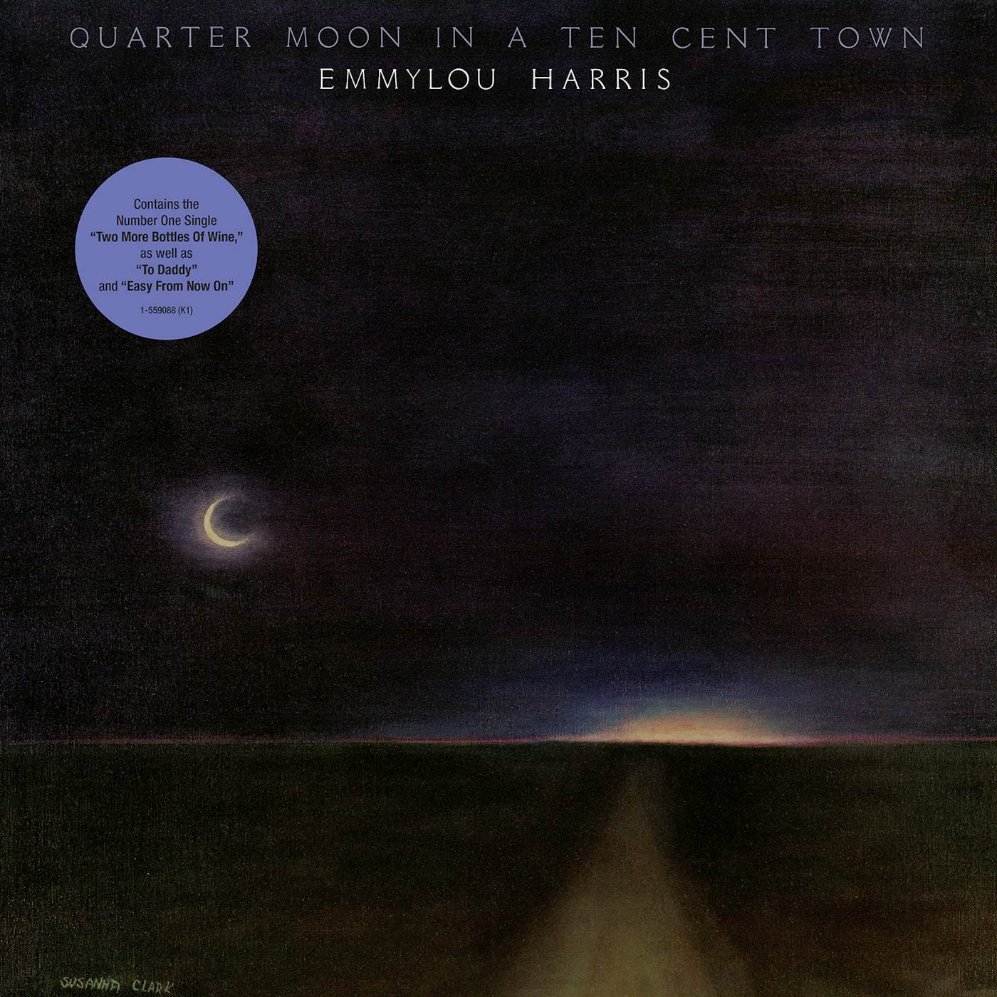 Emmylou Harris Quarter Moon In A Ten Cent Town Vinyl Record