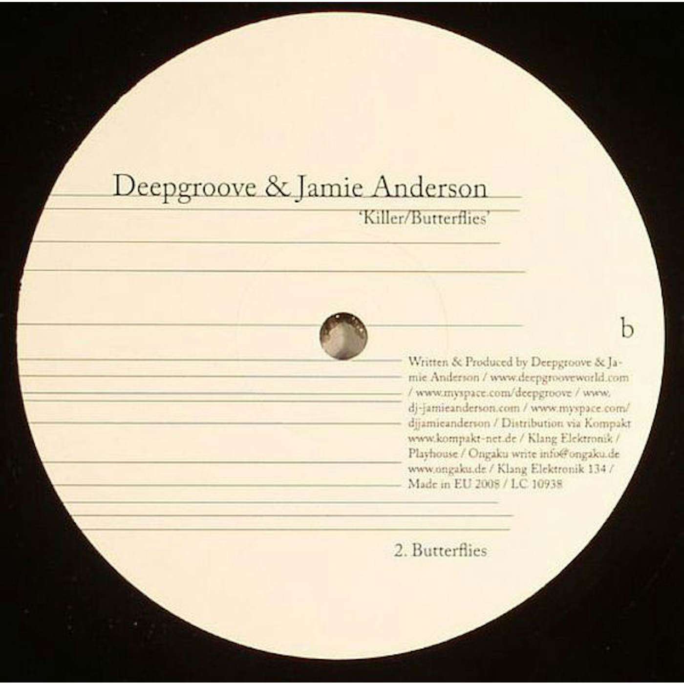 Deepgroove & Jamie Anderson KILLER / BUTTERFLIES Vinyl Record