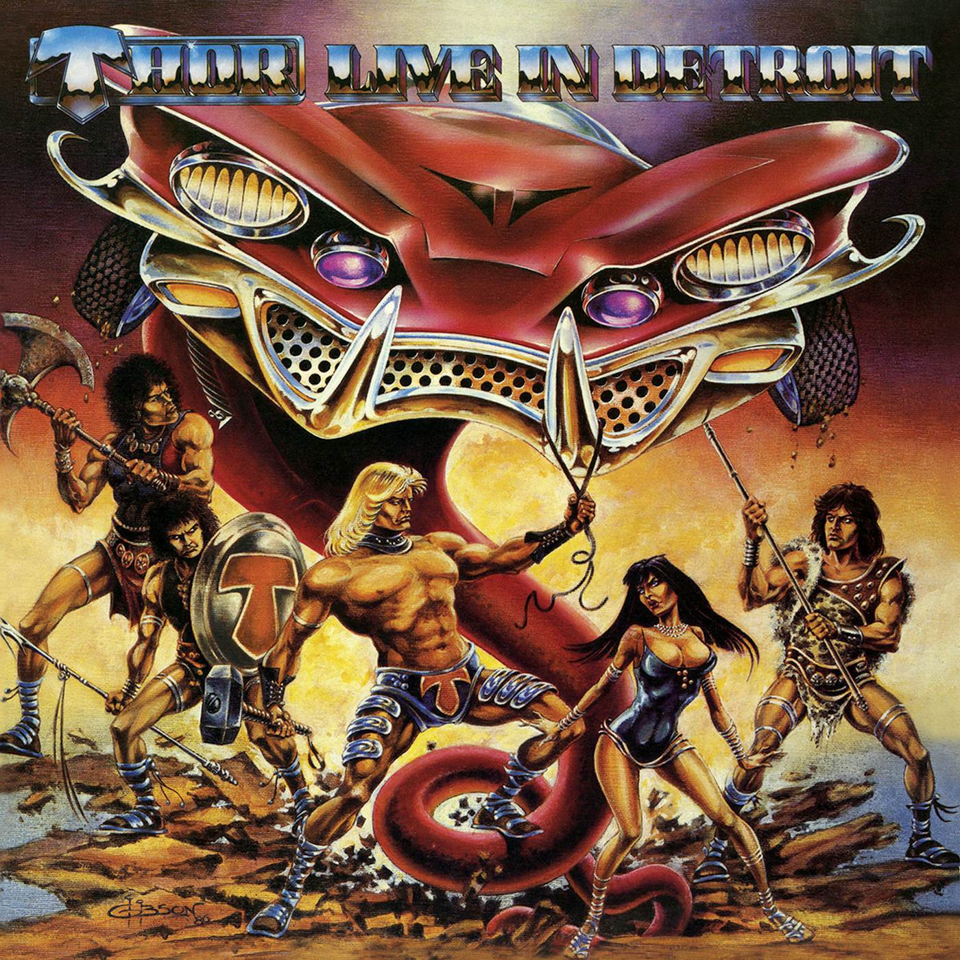 Thor Live in Detroit 1985 Vinyl Record