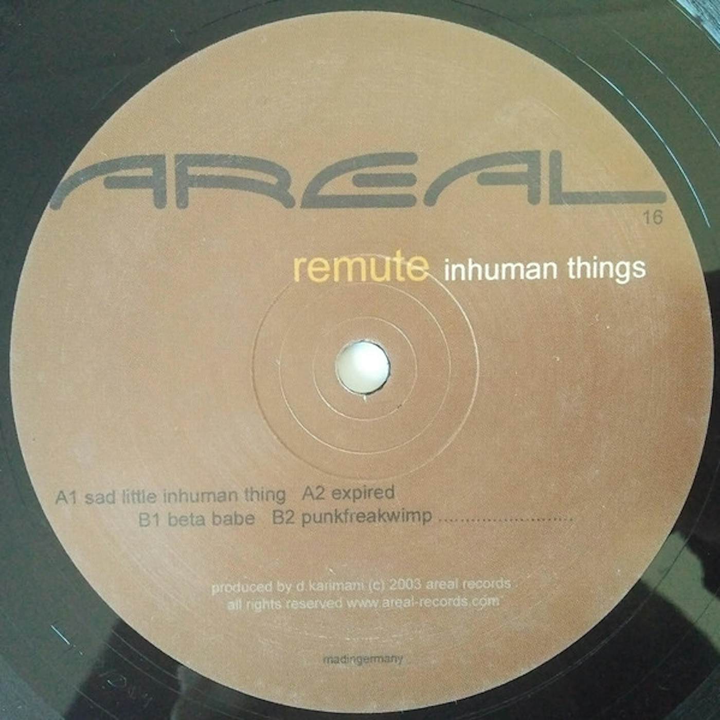 Remute Inhuman Things Vinyl Record