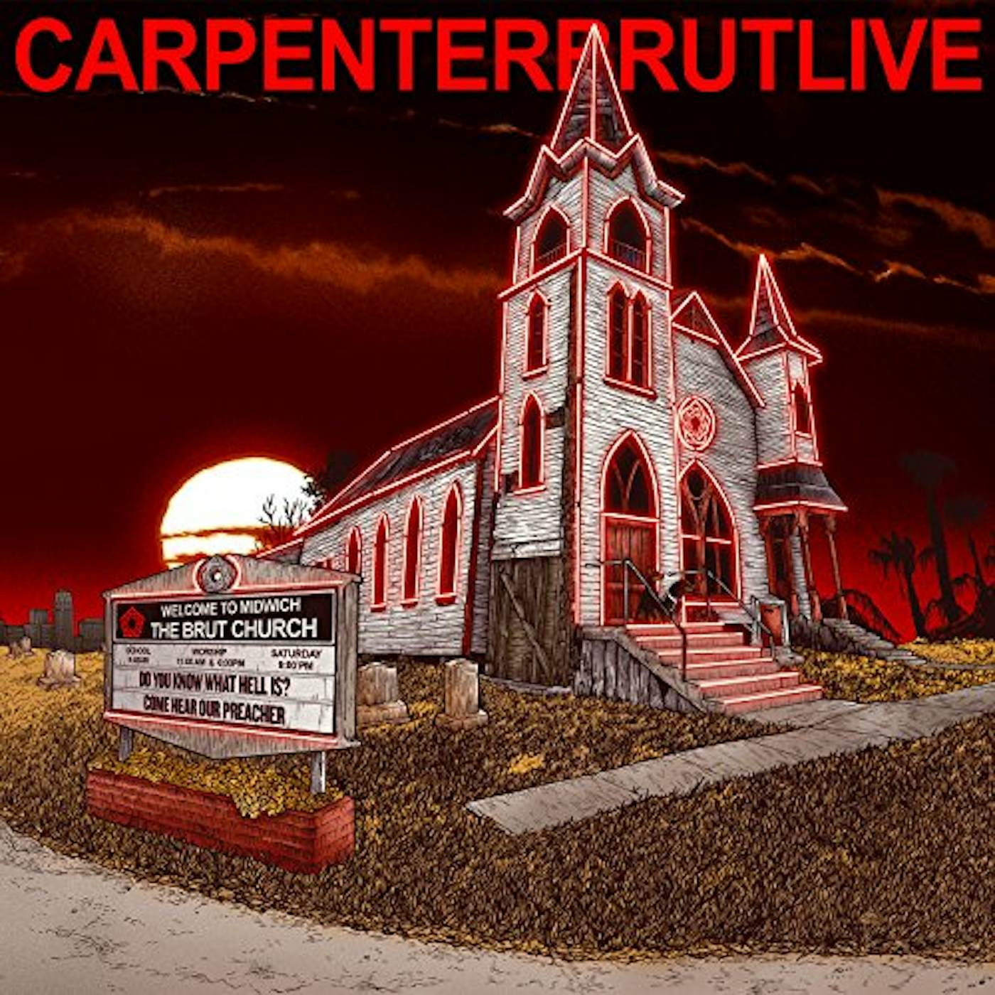 Carpenter Brut CARPENTERBRUTLIVE (2 LP) Vinyl Record