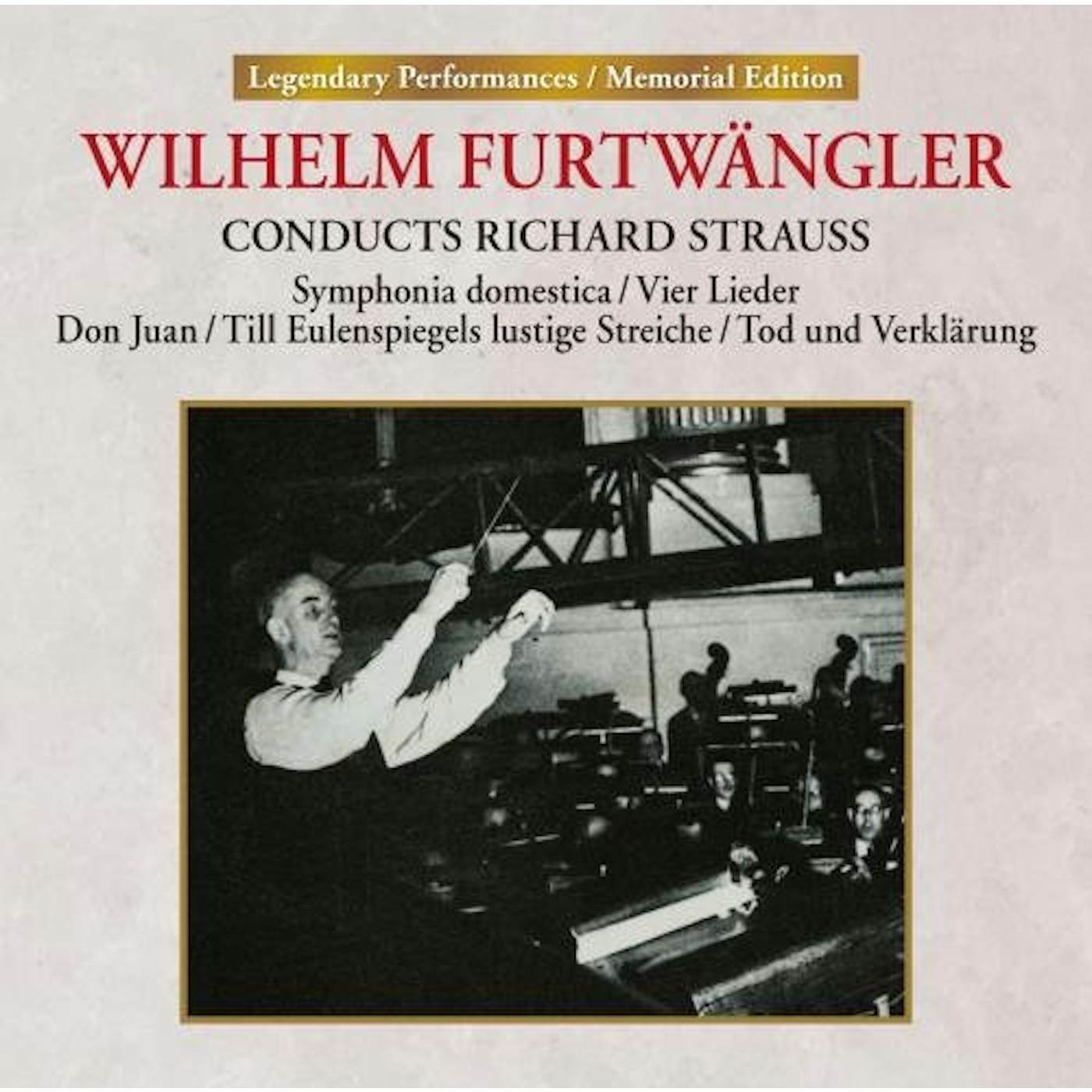 Wilhelm Furtwängler CONDUCTS RICHARD STRAUSS CD
