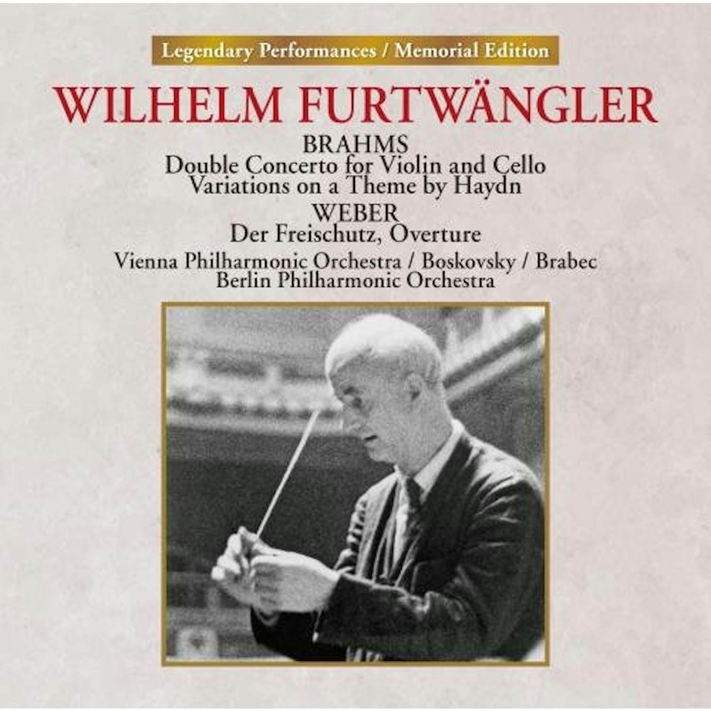 Wilhelm Furtwängler BRAHMS: VIOLIN CONCERTO CD