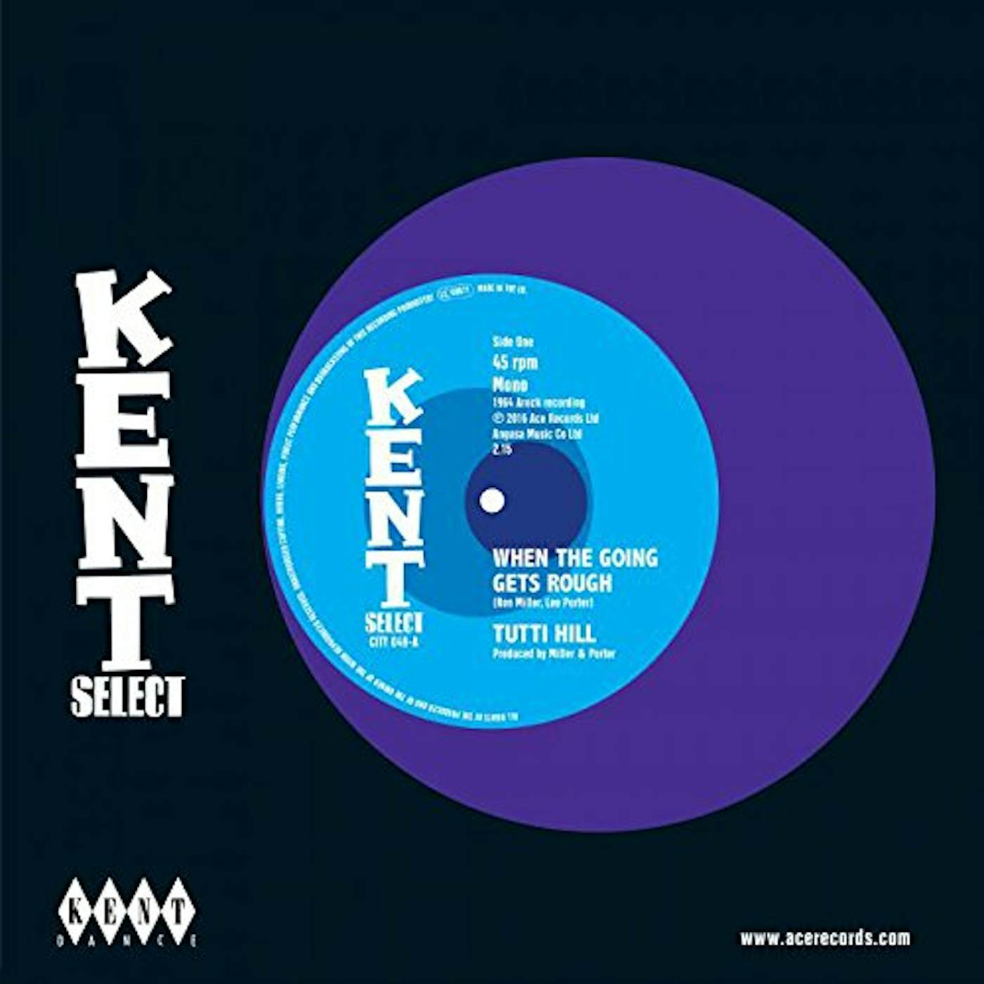 Tutti Hill / Garrett Saunders WHEN THE GOIN GETS ROUGH / I KEEP COMIN BACK FOR Vinyl Record