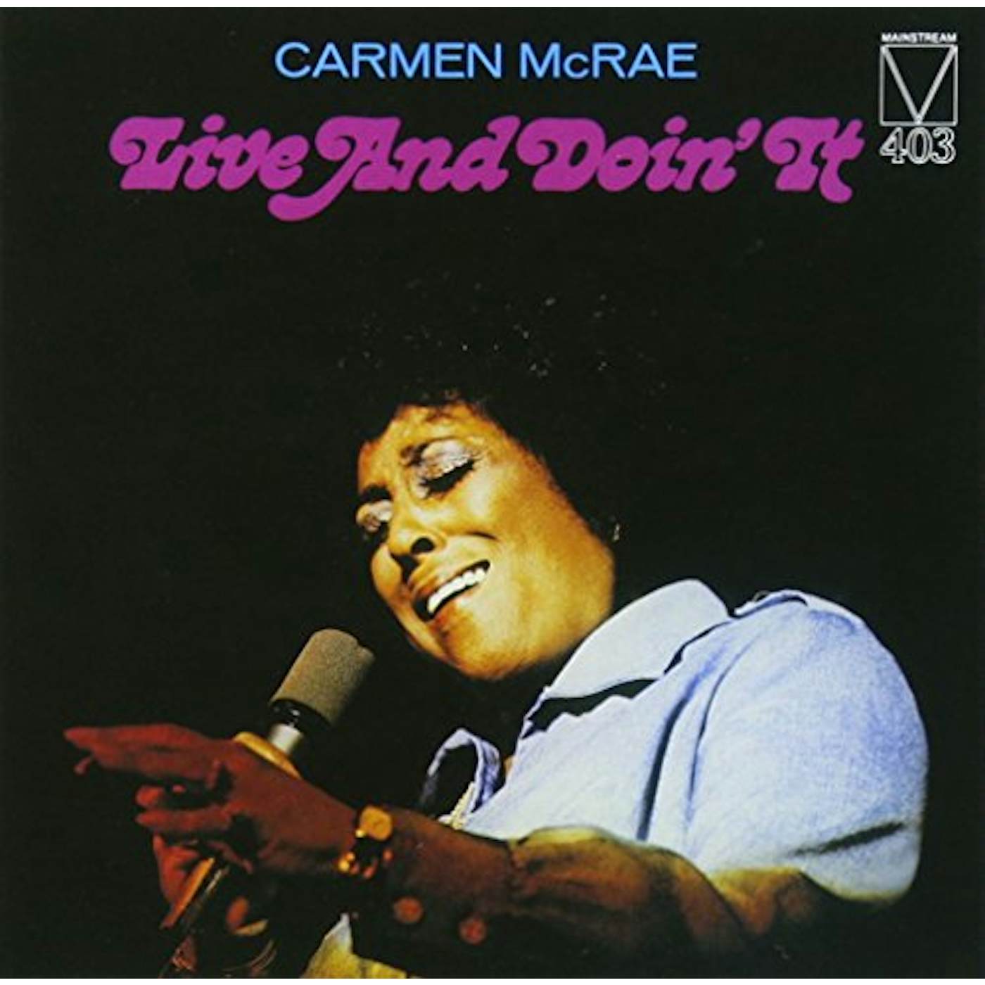 Carmen McRae LIVE & DOIN IT CD