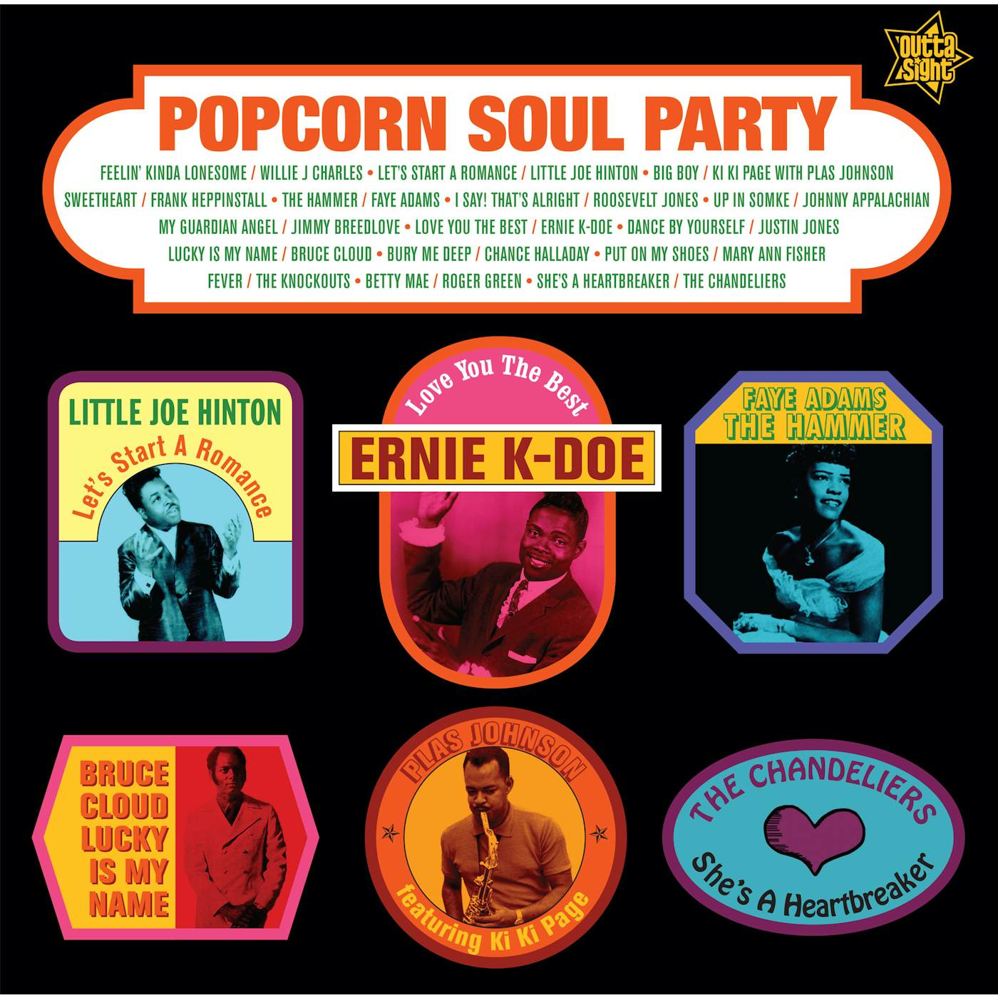 Popcorn Soul Party: Blended Soul & R & B 1958-1962 POPCORN SOUL PARTY: BLENDED SOUL & R&B 1958-1962 Vinyl Record