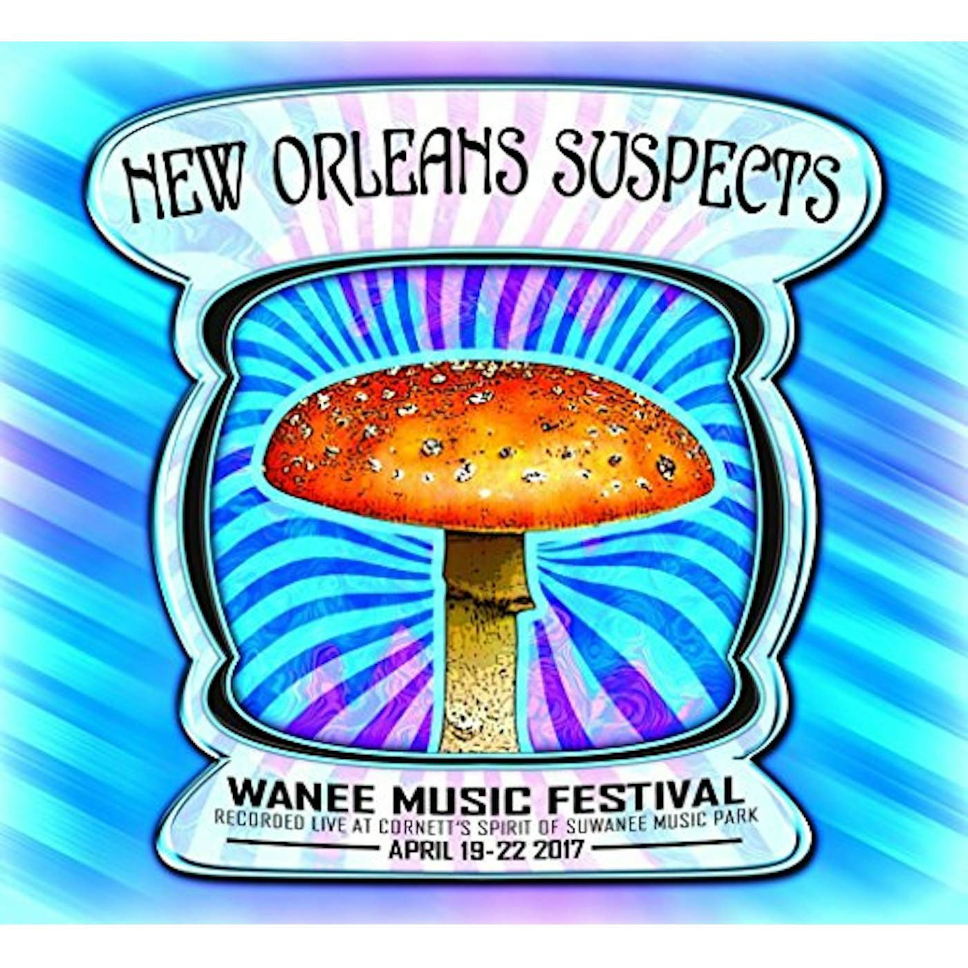 The New Orleans Suspects LIVE AT WANEE 2017 CD