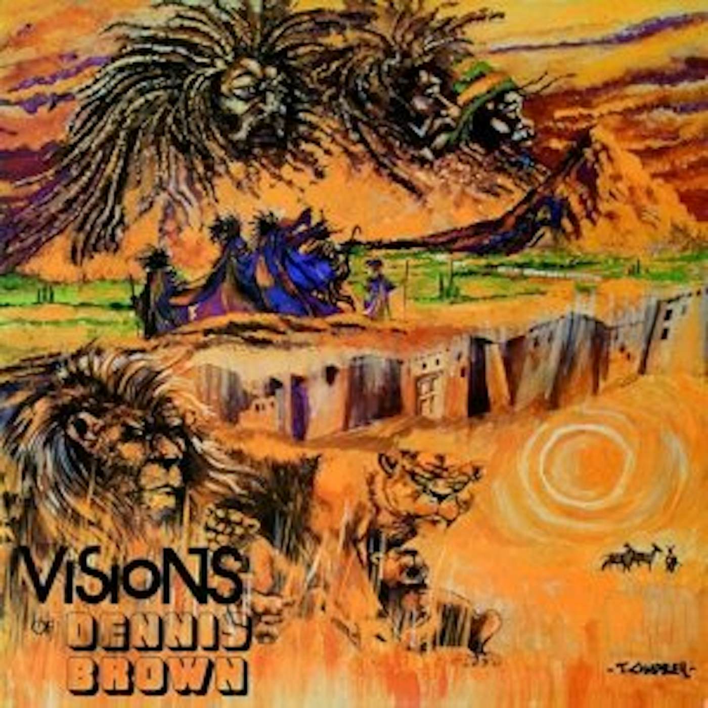 VISION OF DENNIS BROWN Vinyl Record