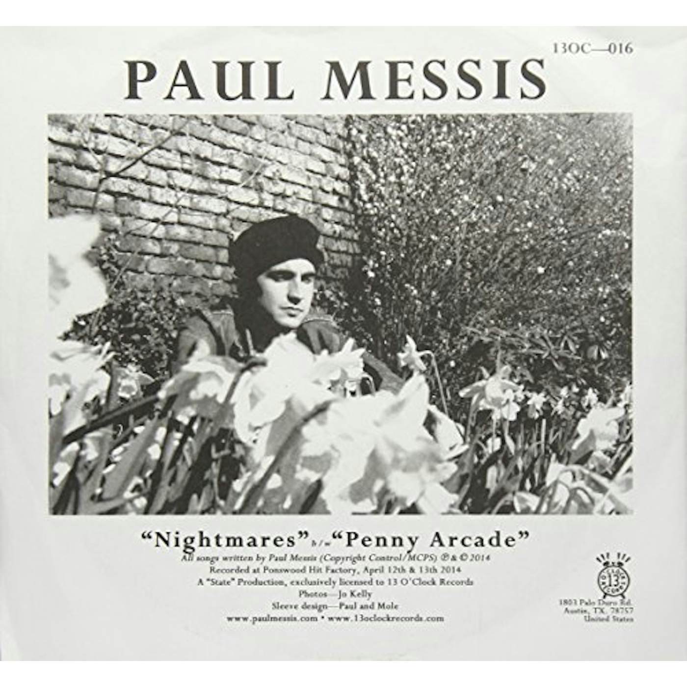 Paul Messis NIGHTMARES / PENNY ARCADE Vinyl Record