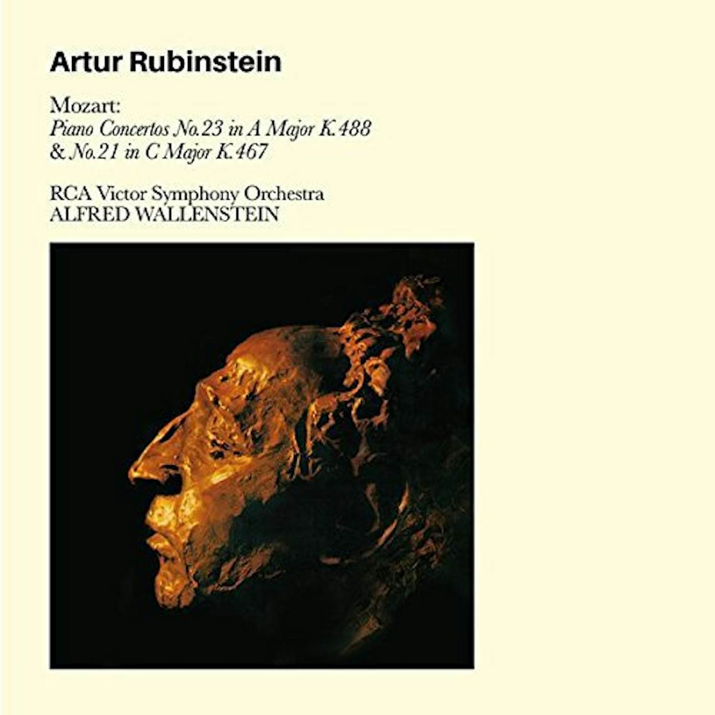 Artur Rubinstein MOZART: PIANO CONCERTOS NO 23 IN A MAJOR K.488 & NO.21  IN C MAJOR K.467 CD