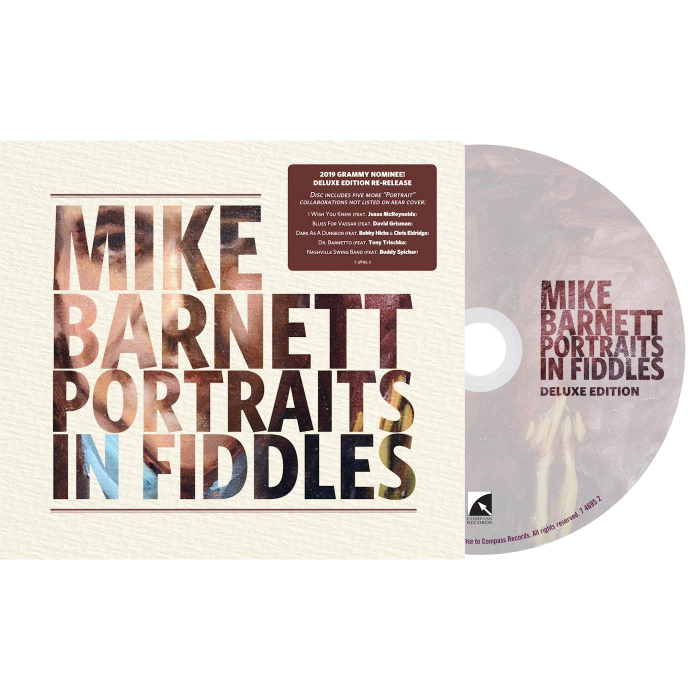 Mike Barnett PORTRAITS IN FIDDLES (DELUXE EDITION) CD