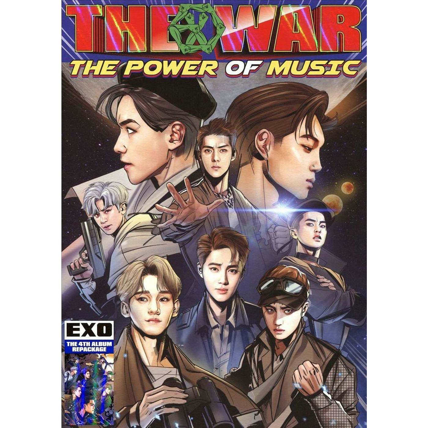EXO VOL 4. REPACKAGE (THE WAR: THE POWER OF MUSIC) KOREAN VERSION CD
