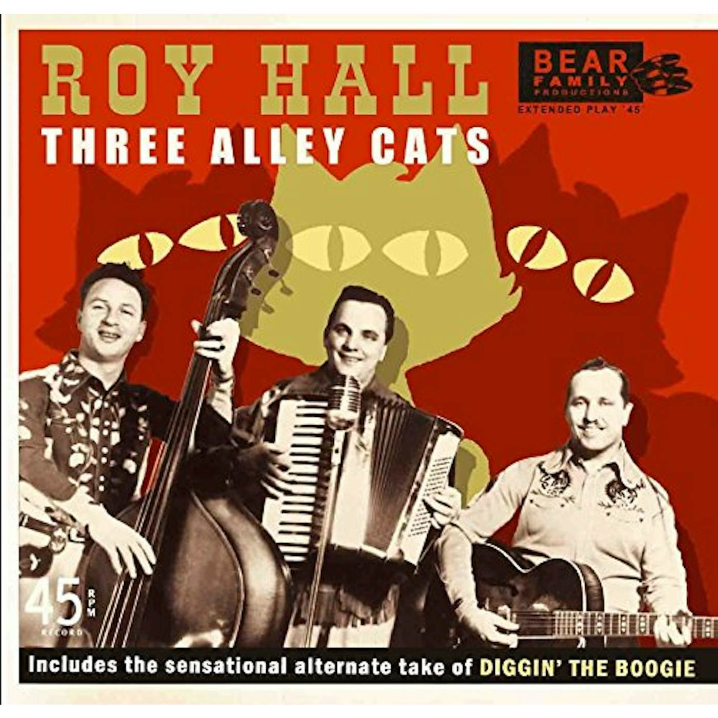 Roy Hall Three Alley Cats Vinyl Record
