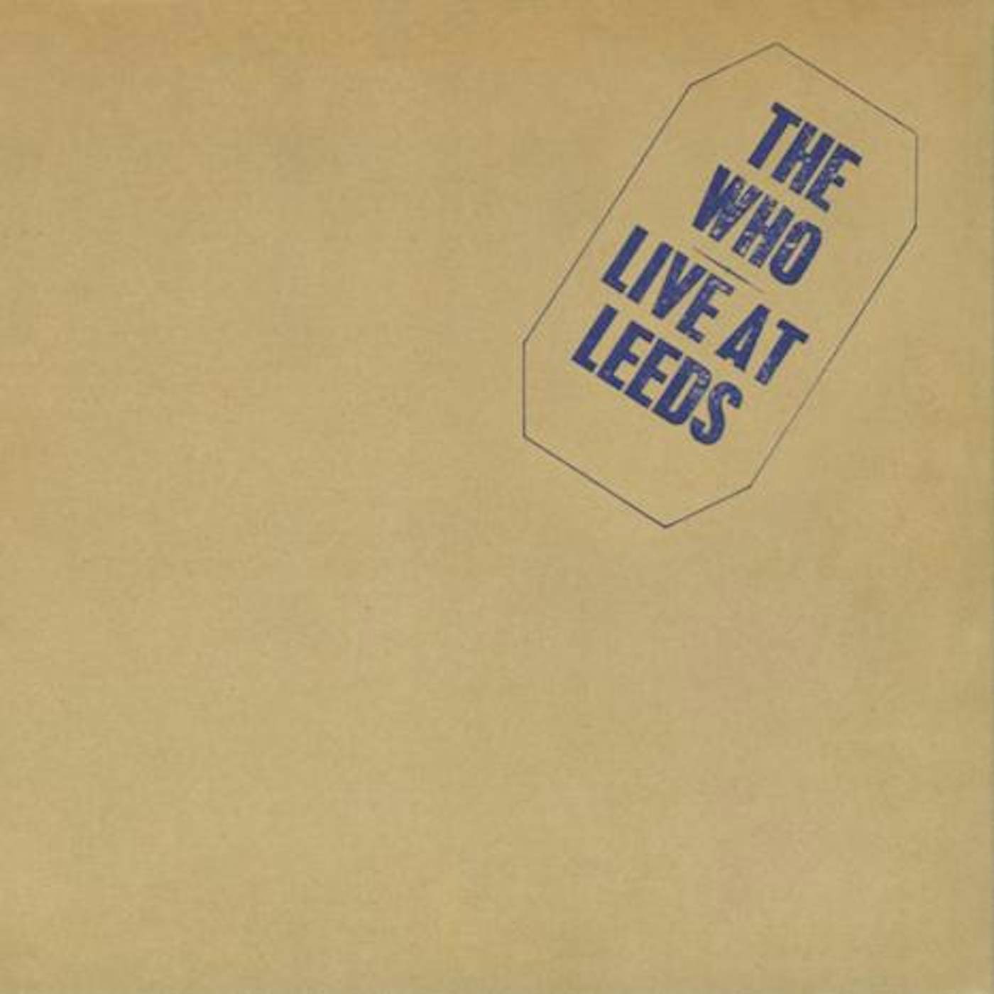 The Who Live At Leeds Vinyl Record
