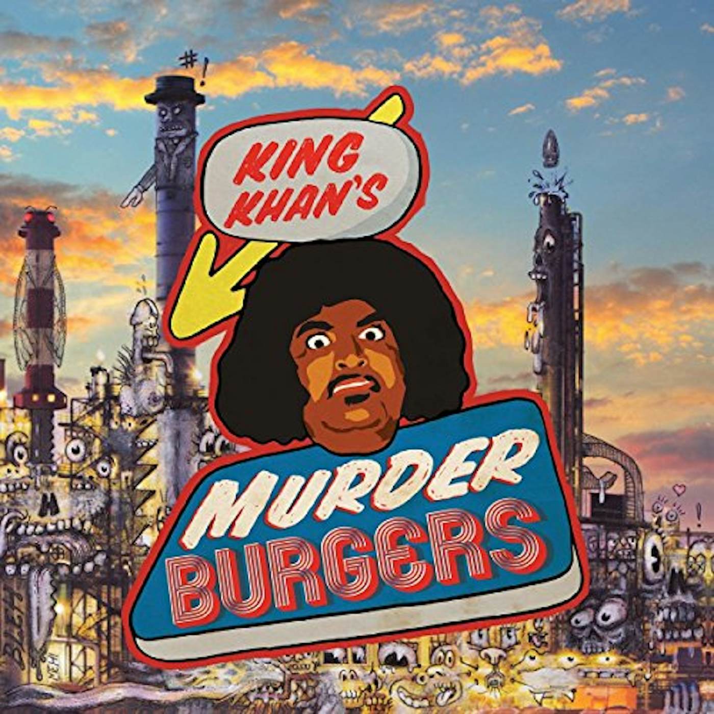 King Khan MURDER BURGERS Vinyl Record