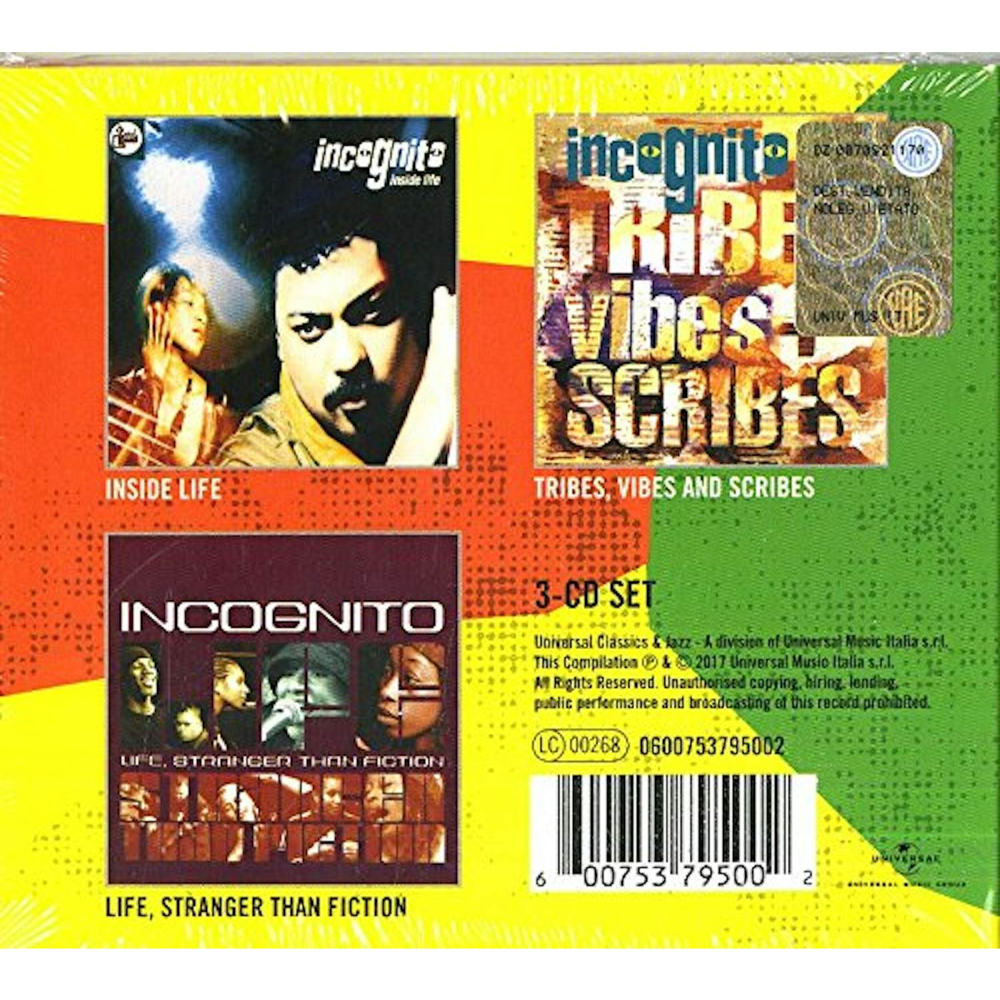 Incognito 3 ESSENTIAL ALBUMS CD