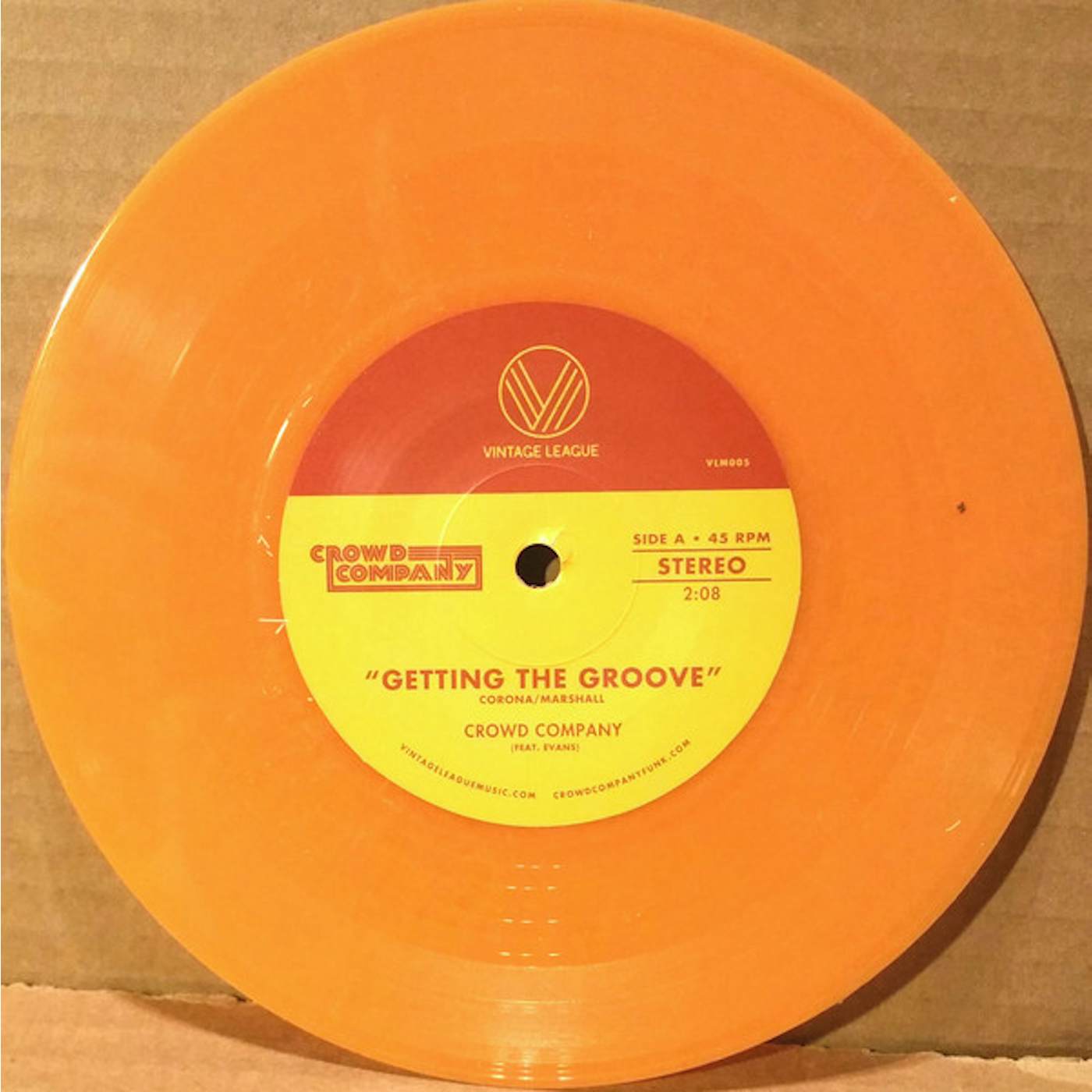Crowd Company FEVER / GETTING THE GROOVE Vinyl Record