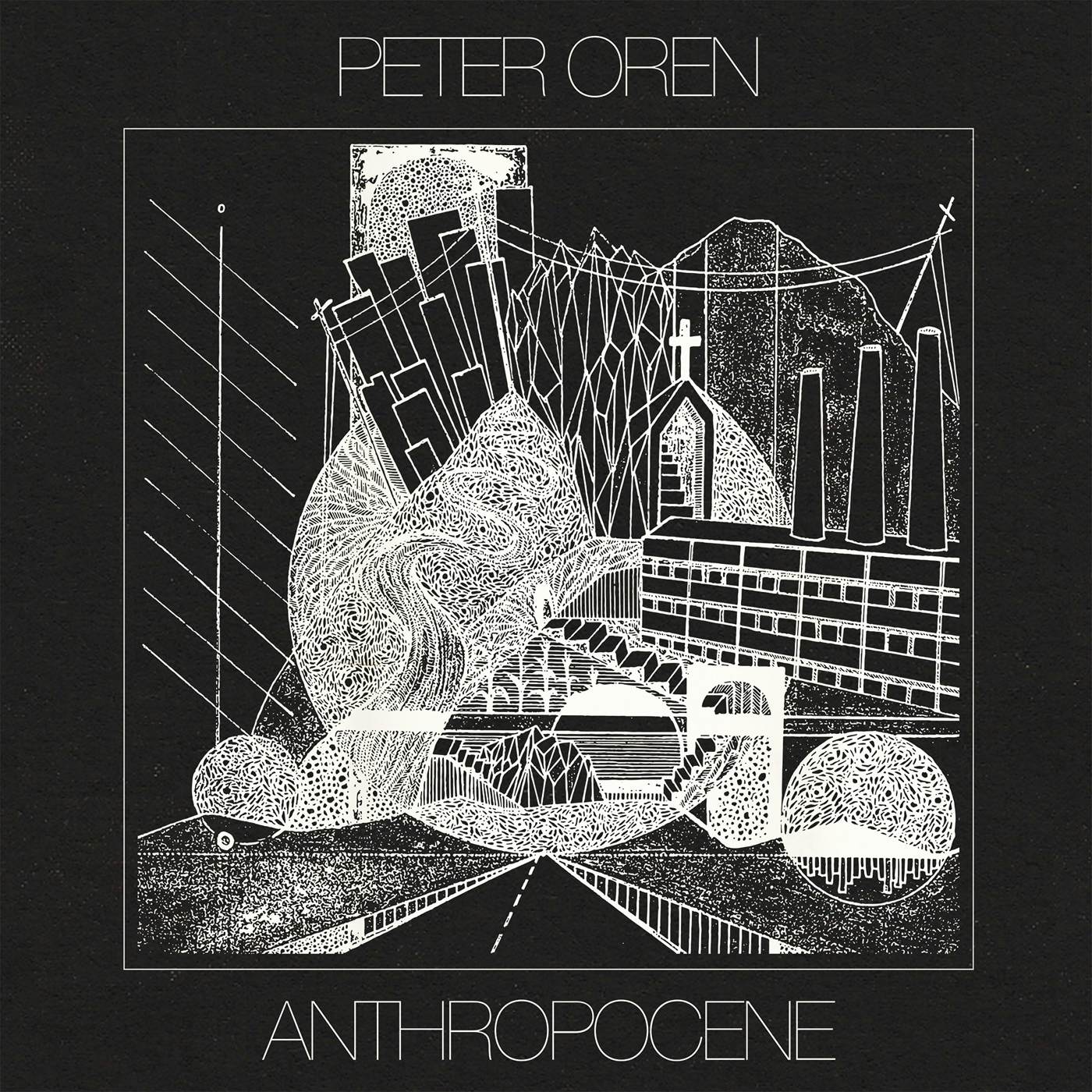 Peter Oren ANTHROPOCENE (CLEAR W/ BLACK SPLATTER VINYL) Vinyl Record
