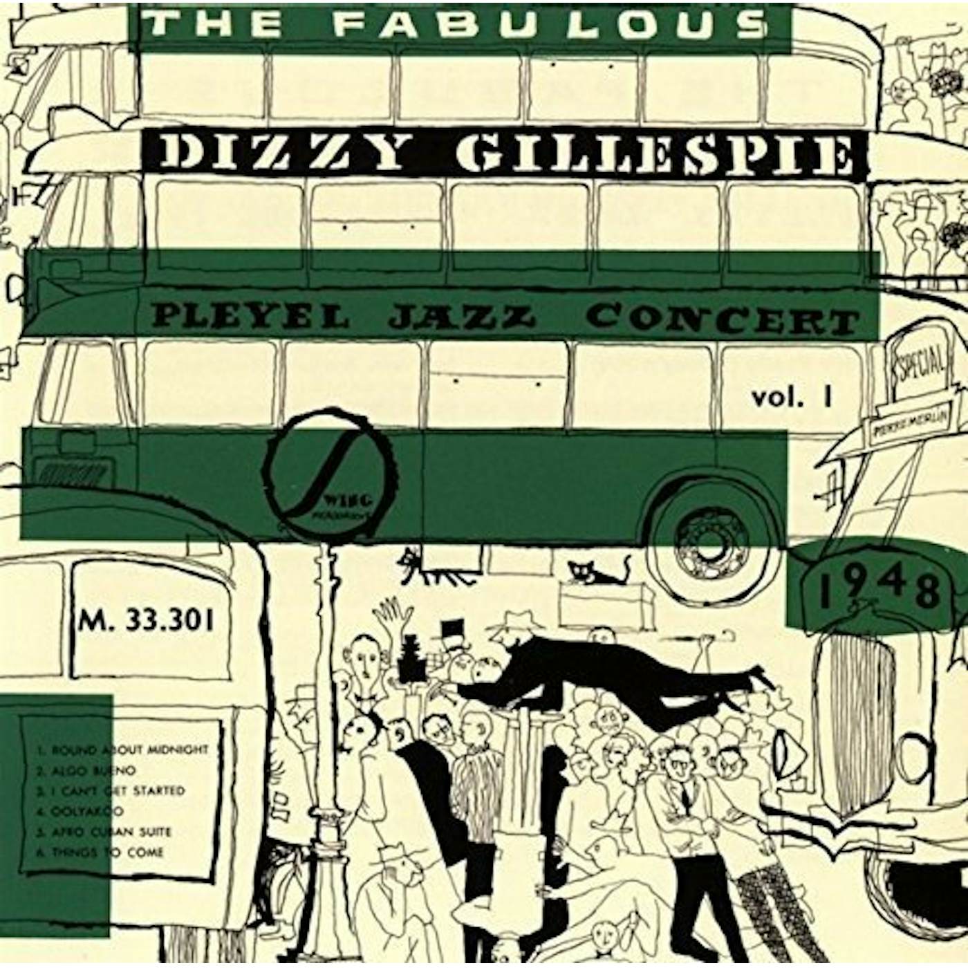 Dizzy Gillespie PLEYEL JAZZ CONCERT 1948 Vinyl Record