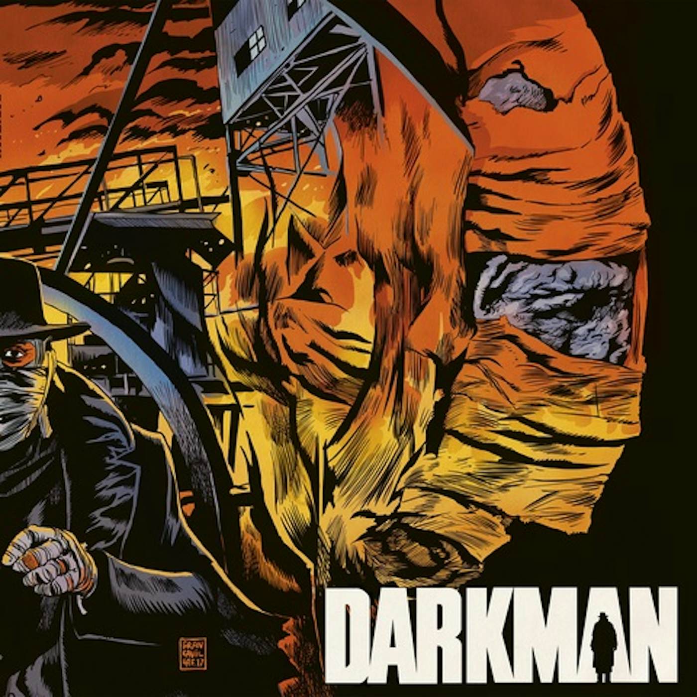 Danny Elfman DARKMAN Original Soundtrack (180G/FLUORESCENT ORANGE & RED SWIRL VINYL) Vinyl Record