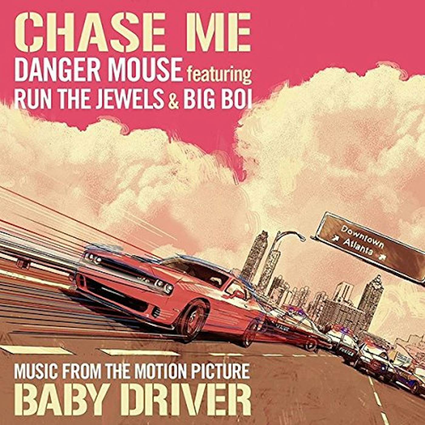 Danger Mouse Featuring Run The Jewels & Big Boi CHASE ME Vinyl Record