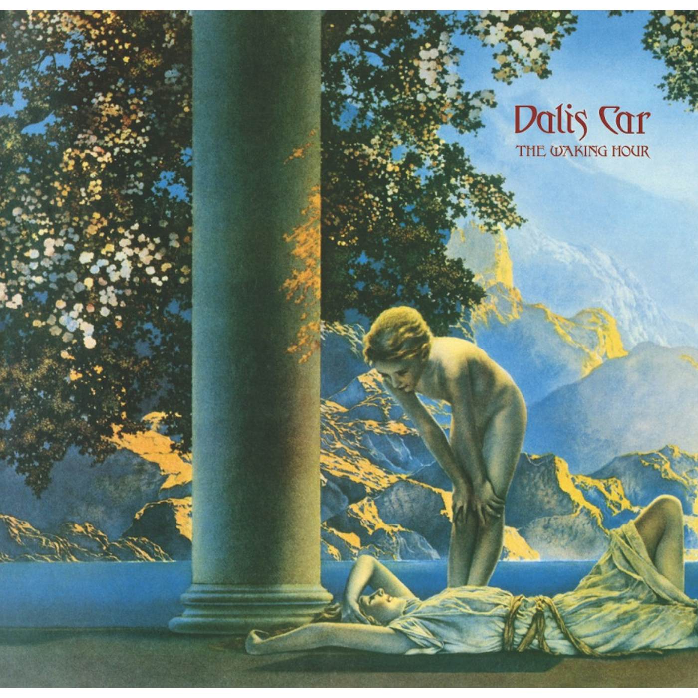 Dalis Car THE WAKING HOUR (BLUE & WHITE SWIRL) Vinyl Record
