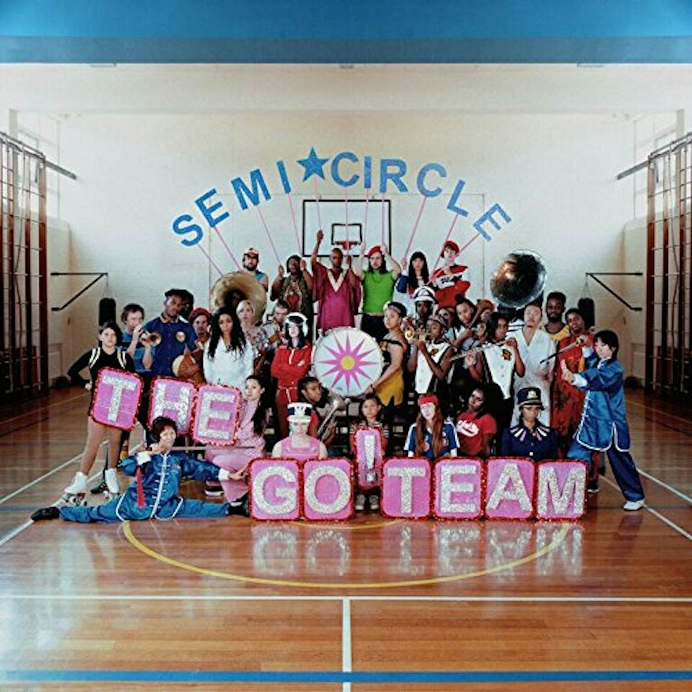 Go Team Go Semicircle Vinyl Record