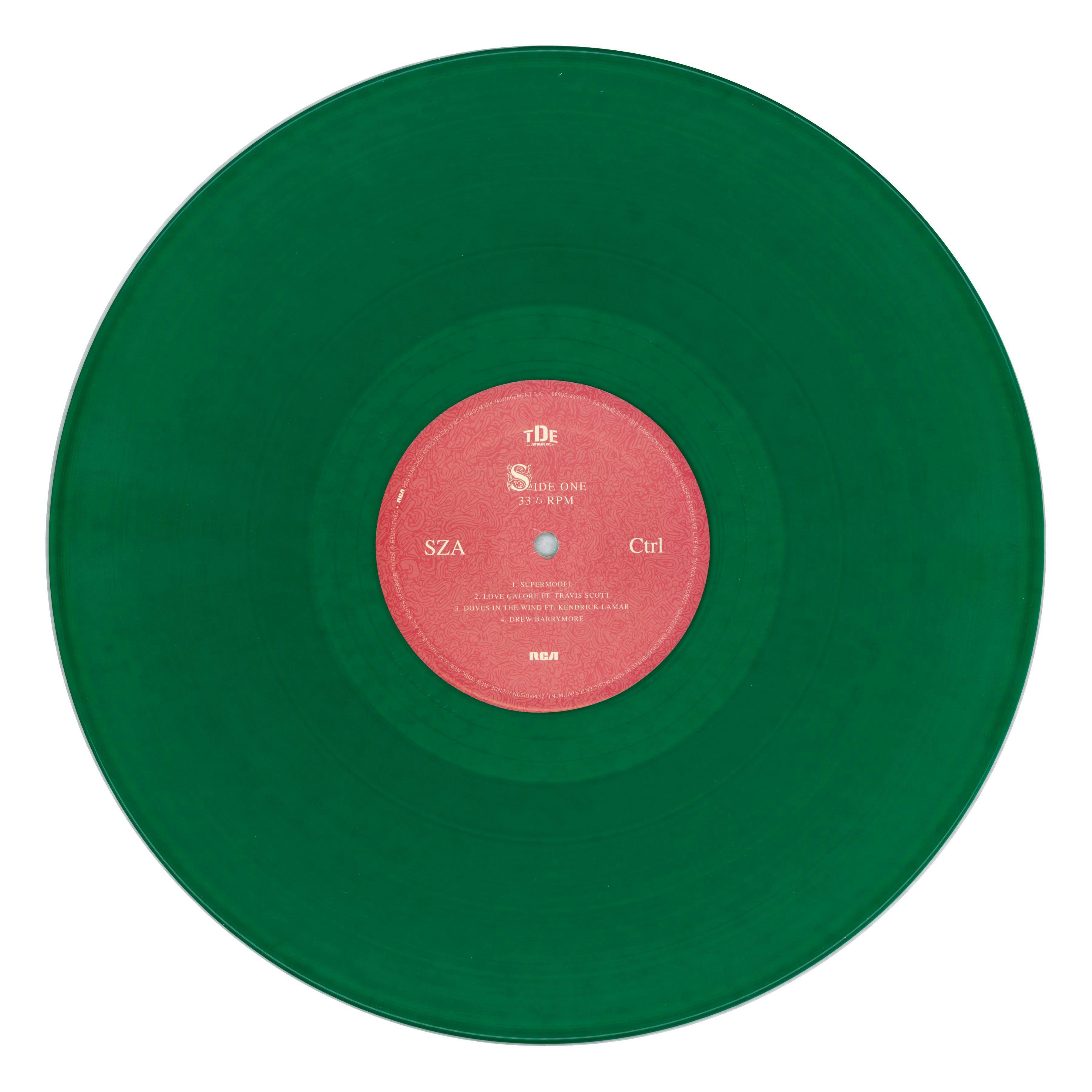 SZA Signed Vinyl Cover Ctrl Album Vinyl SZA Autograph Beckett