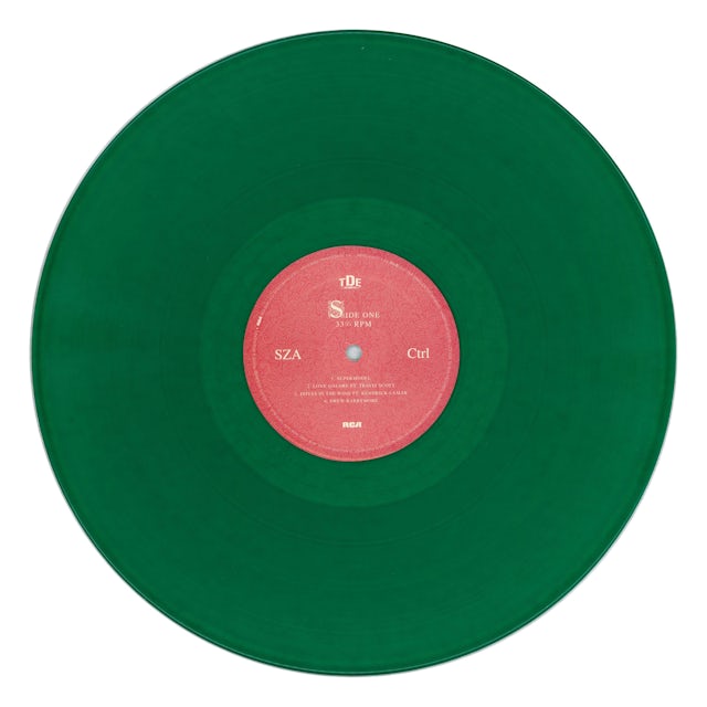 SZA CTRL - Limited Edition Gatefold Green Colored Double Vinyl Record