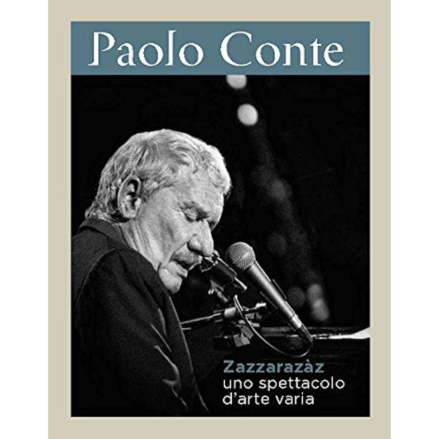 Paolo Conte ZAZZARAZAZ UNO SPETTACOLO D'ARTE VARIA CD