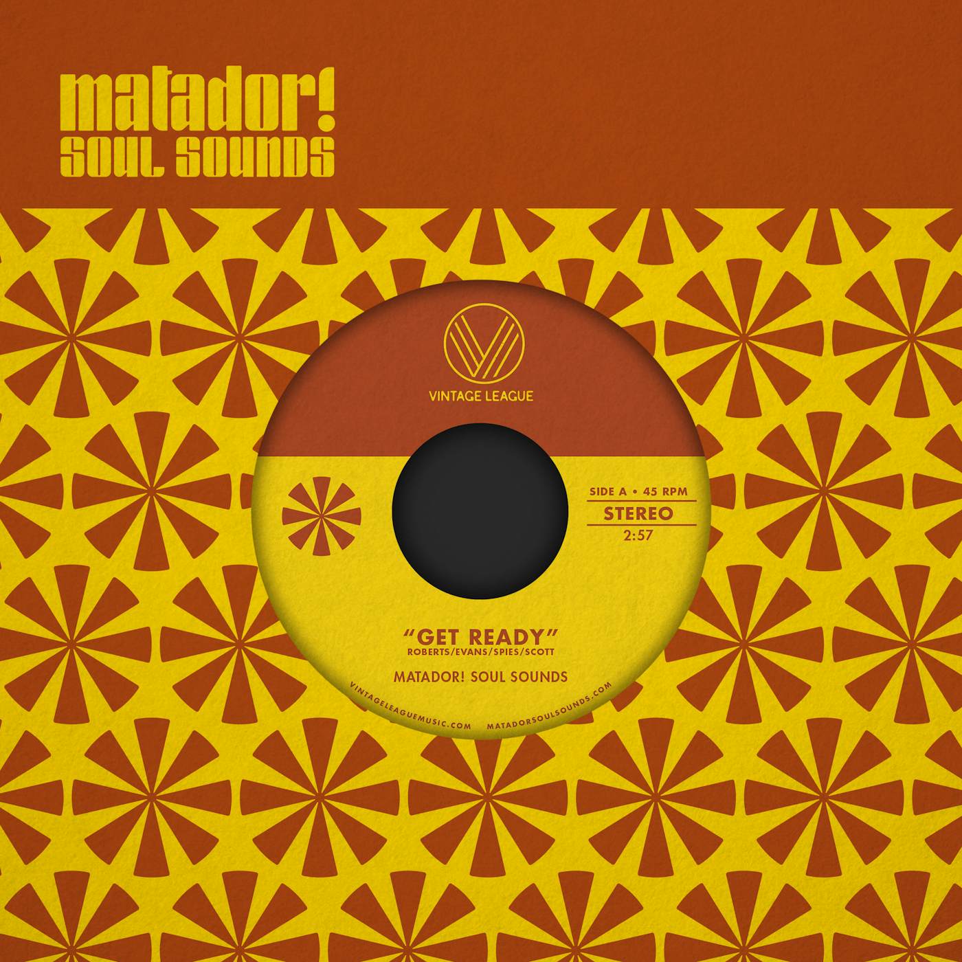 Matador! Soul Sounds GET READY / MR. HANDSOME Vinyl Record