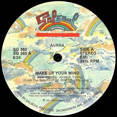 Aurra MAKE UP YOUR MIND / BABY LOVE Vinyl Record