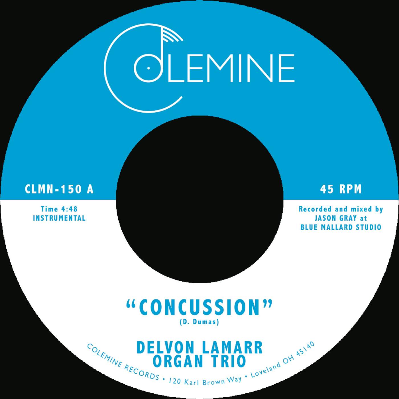 Delvon Lamarr Organ Trio Concussion / Memphis Vinyl Record
