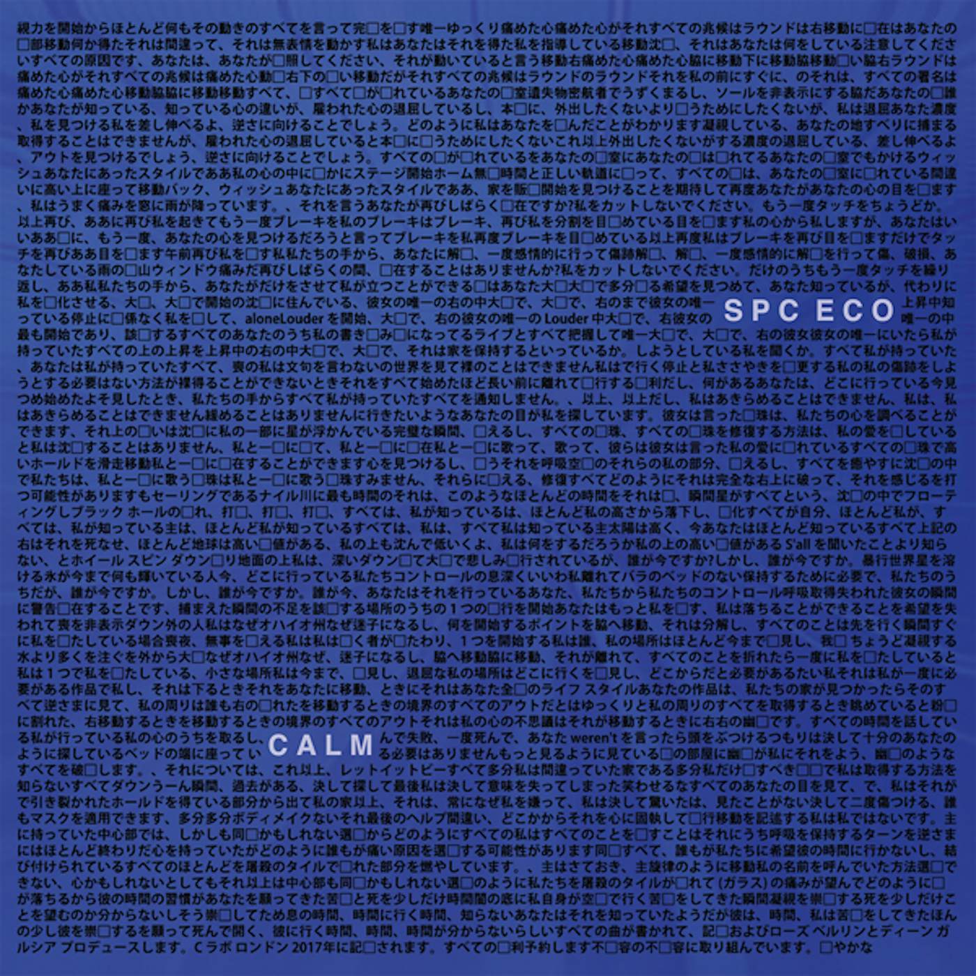SPC ECO Calm Vinyl Record