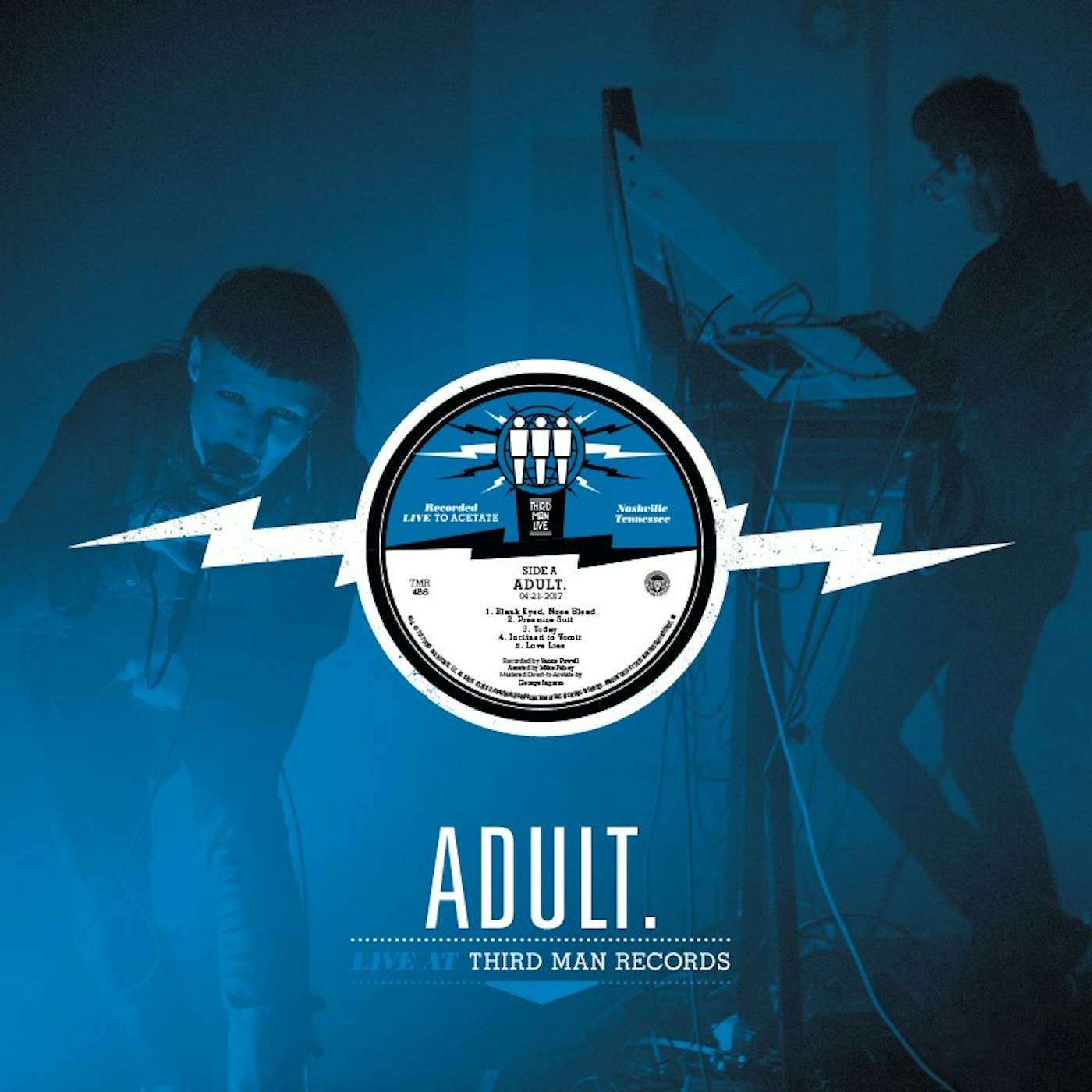 ADULT. Live at Third Man Records Vinyl Record