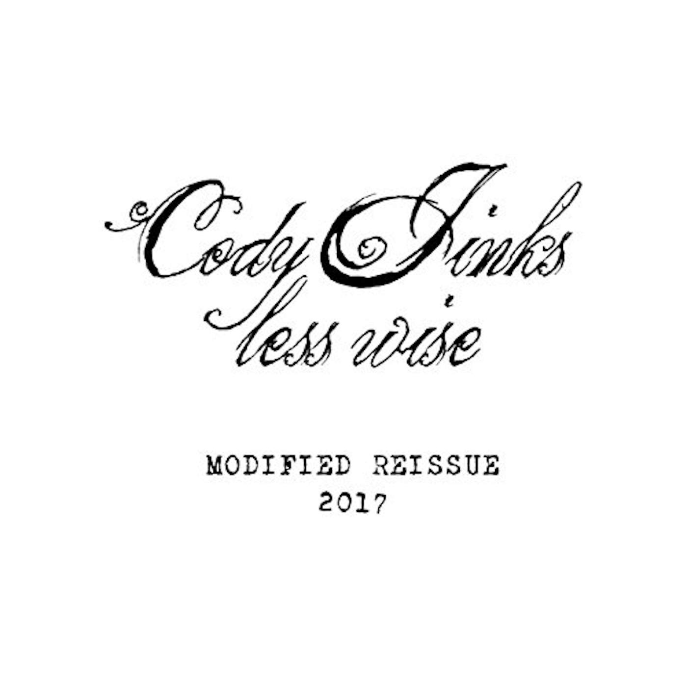 Cody Jinks LESS WISE MODIFIED CD
