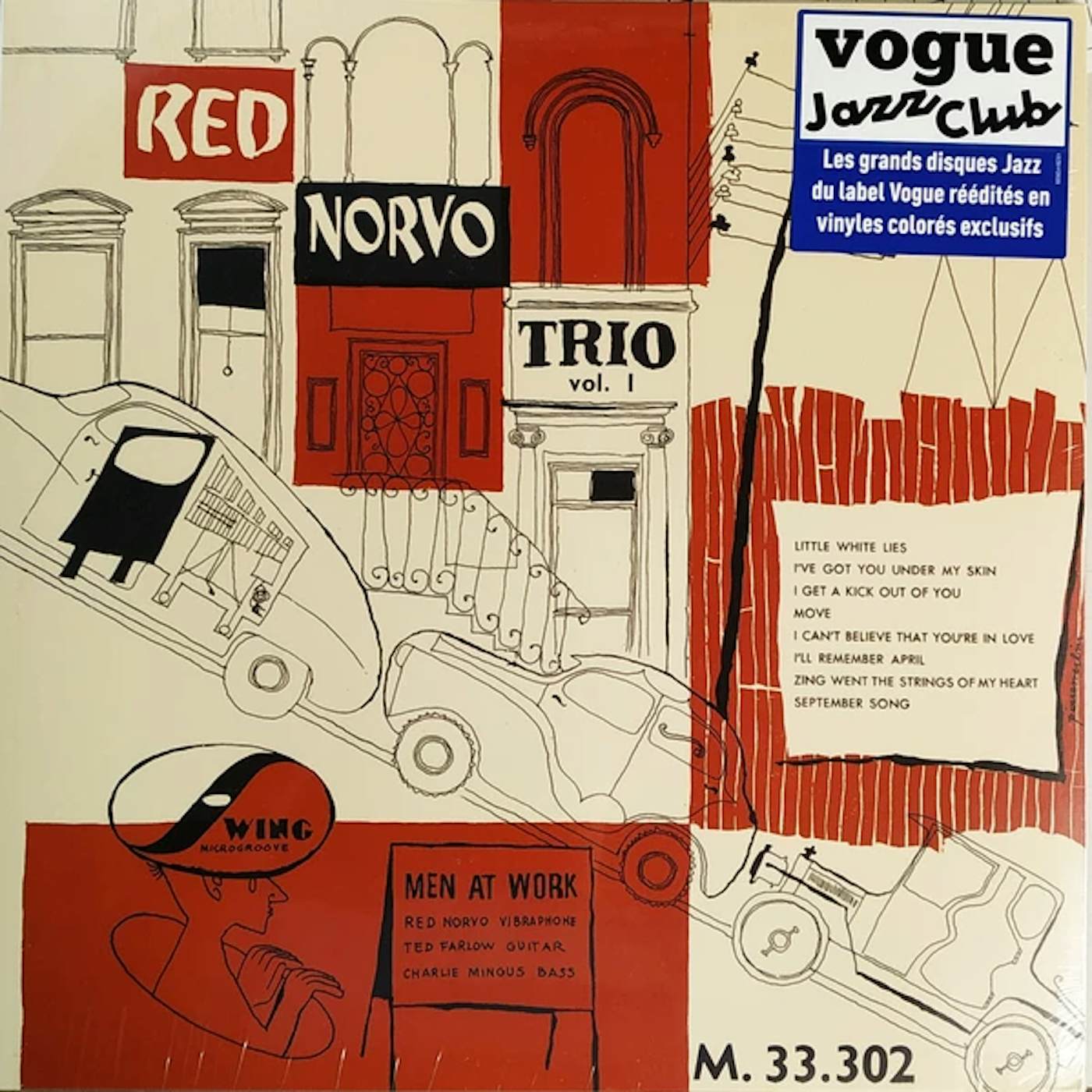 Red Norvo MEN AT WORK VOL 1 Vinyl Record