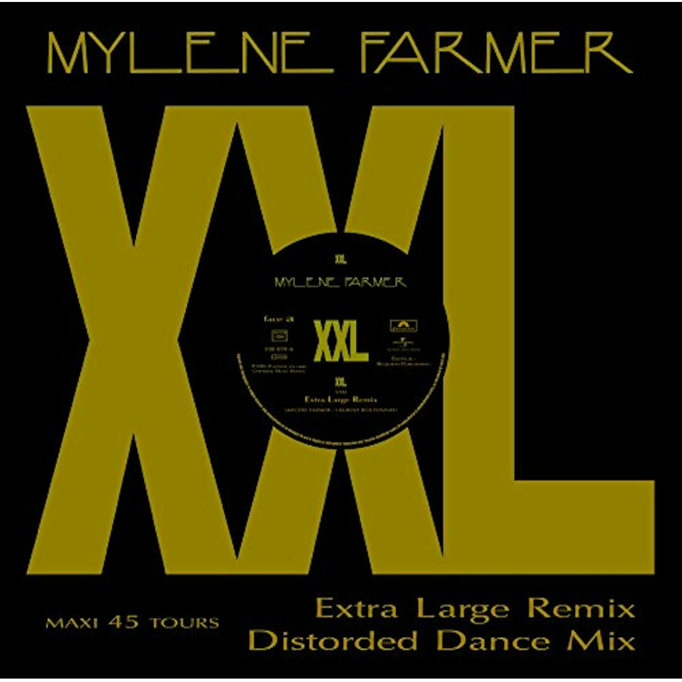 Mylène Farmer XXL MAXI 45 TOURS Vinyl Record